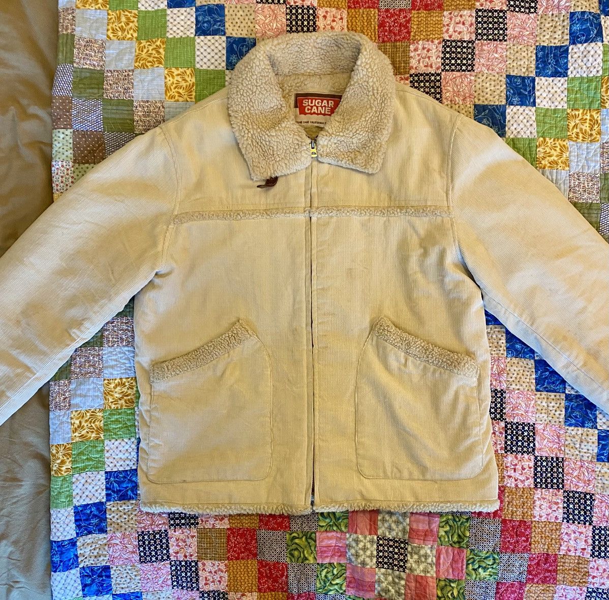 Sugar Cane Sugar Cane Corduroy Sherpa Jacket FLAWED Size US M / EU 48-50 / 2 - 1 Thumbnail