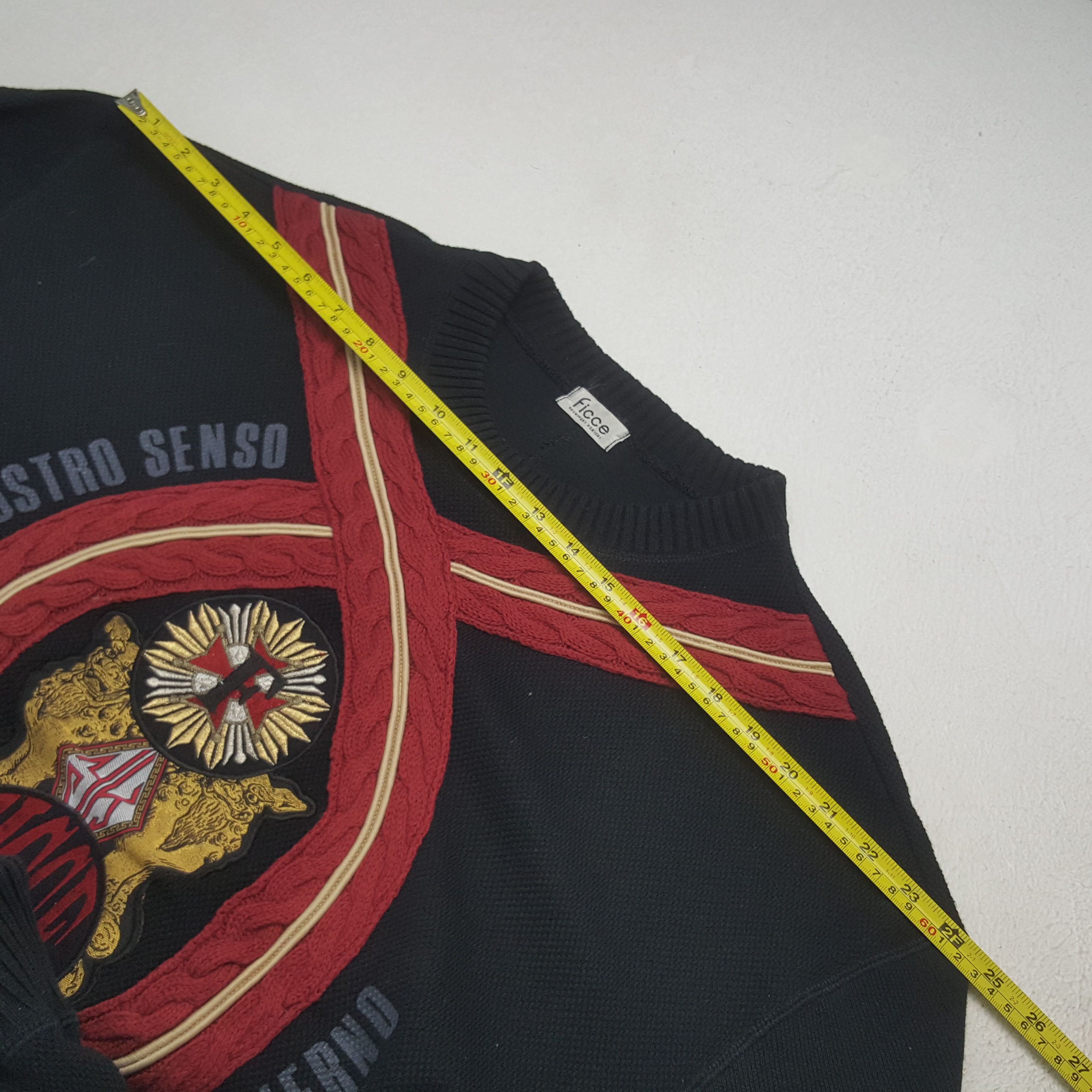 Designer Vintage Yoshiyuki Konishi Ficce Embroidery Sweatshirt RR8 Size US L / EU 52-54 / 3 - 9 Thumbnail