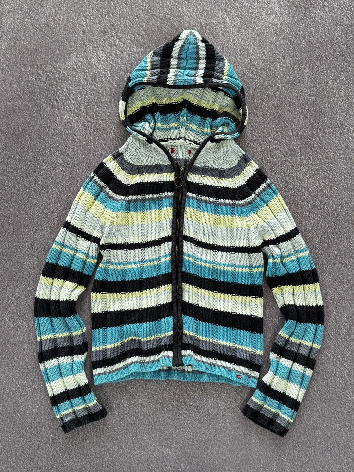 Japanese Brand Japanese Brand Y2K Knitting Zip-Up Hoodie Size M / US 6-8 / IT 42-44 - 1 Thumbnail