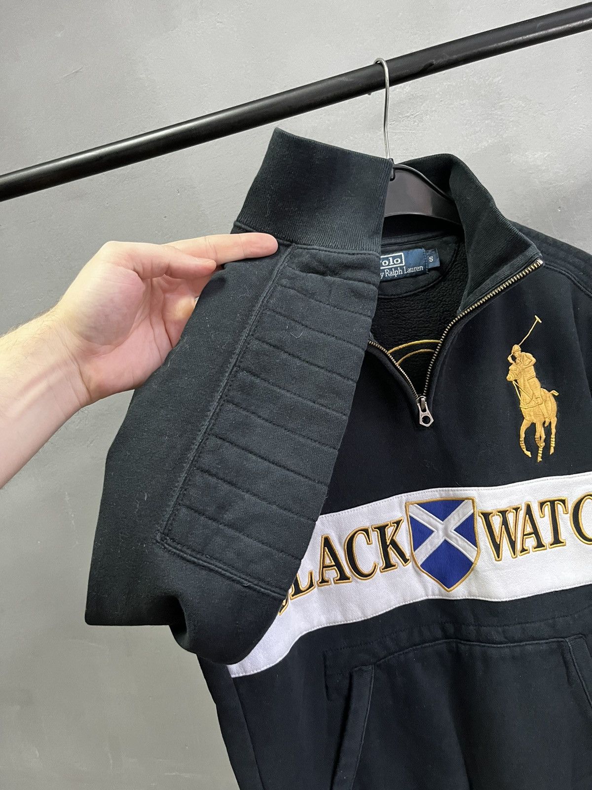 Ralph Lauren × Vintage Polo Ralph Lauren Black Watch designer 1/3 zip sweatshirt Size US S / EU 44-46 / 1 - 10 Thumbnail