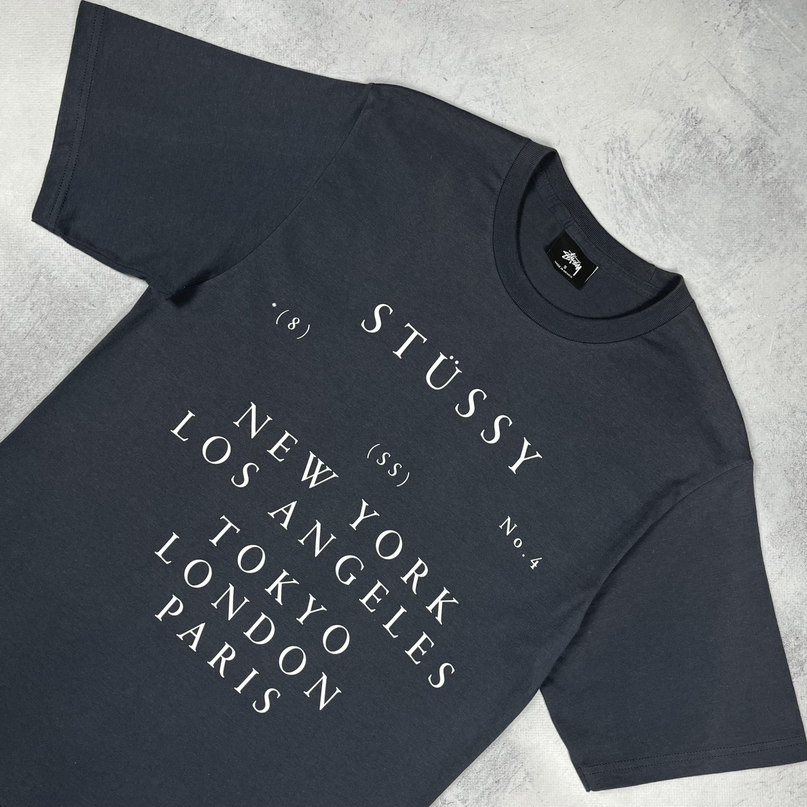 Stussy Vintage Stussy Tour Big Logo T Shirt 00’s Size US S / EU 44-46 / 1 - 5 Thumbnail
