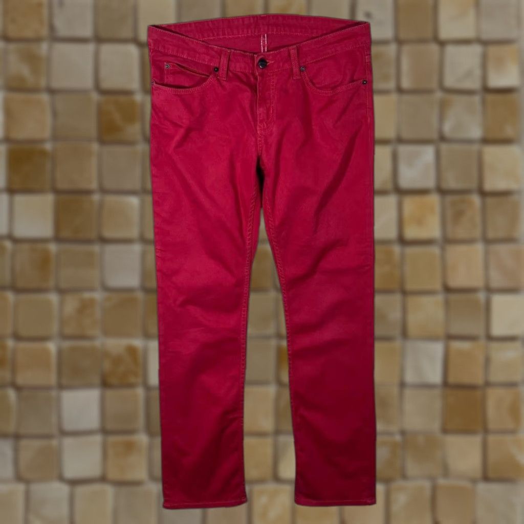 Carhartt Carhartt W' Texas Pant Red Straight Leg Regular Fit Chino Trousers 29 x 32 Mens Jeans/Bottoms Size US 29 - 1 Thumbnail