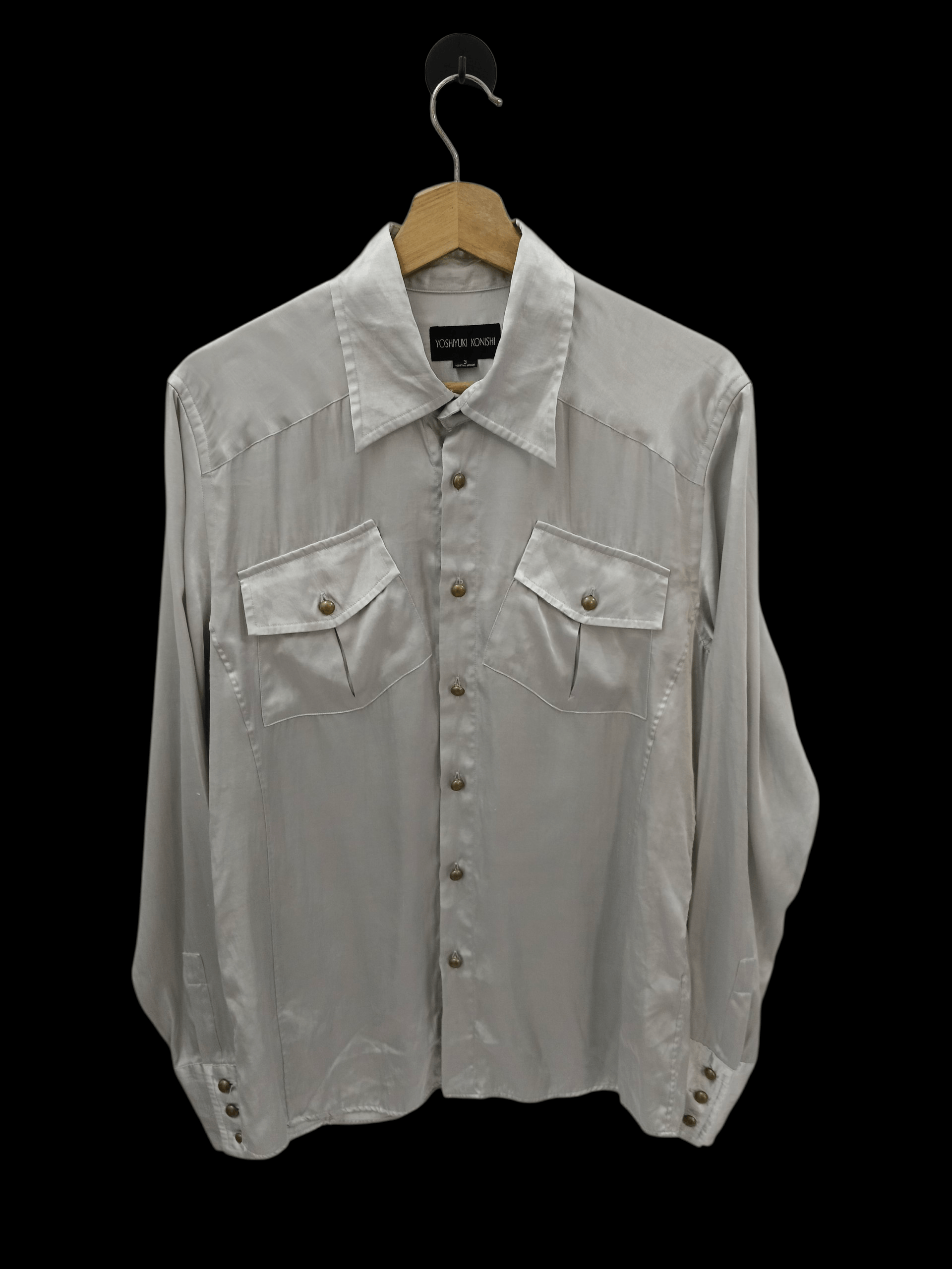 Yoshiyuki Konishi Yoshiyuki Konishi "Don Konishi"Shiny Western Shirt Size L / US 10 / IT 46 - 1 Thumbnail
