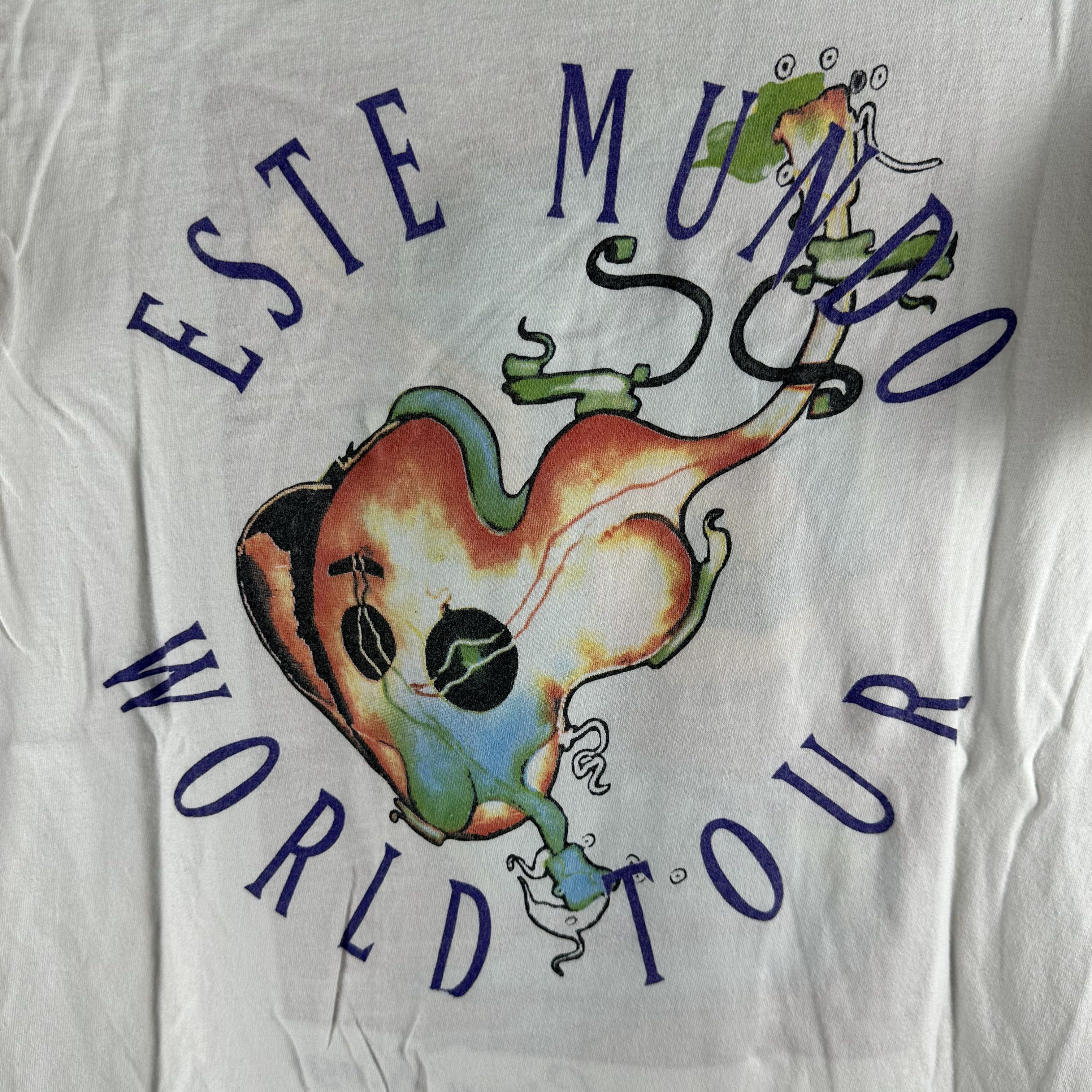 Vintage 1991 Gipsy Kings Este Mundo World Tour Concert T-Shirt Size US M / EU 48-50 / 2 - 4 Thumbnail
