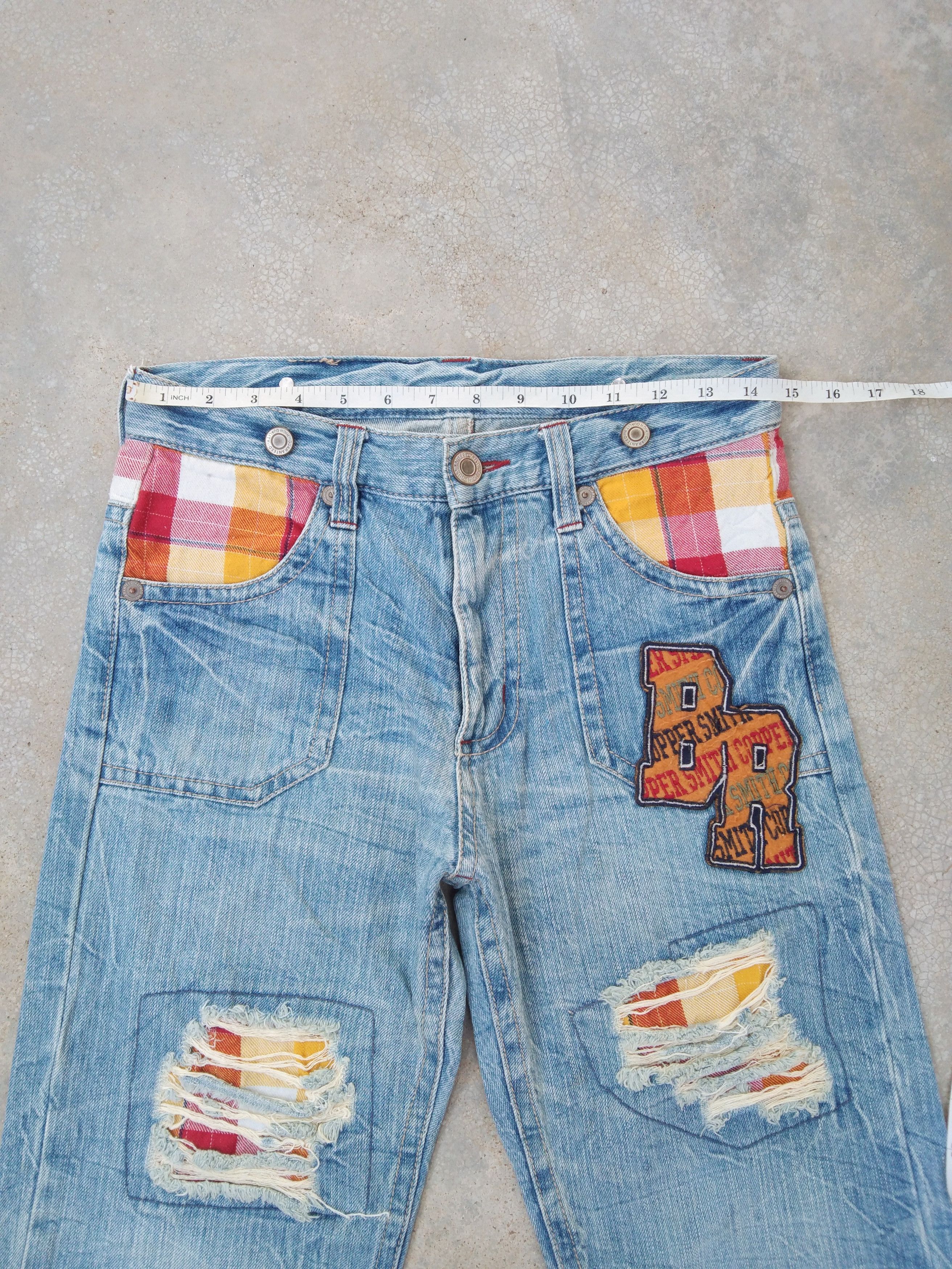 Japanese Brand × Jean × Vintage Vintage Distressed Japanese Retro Punk Jeans 29x30 Size US 29 - 5 Thumbnail