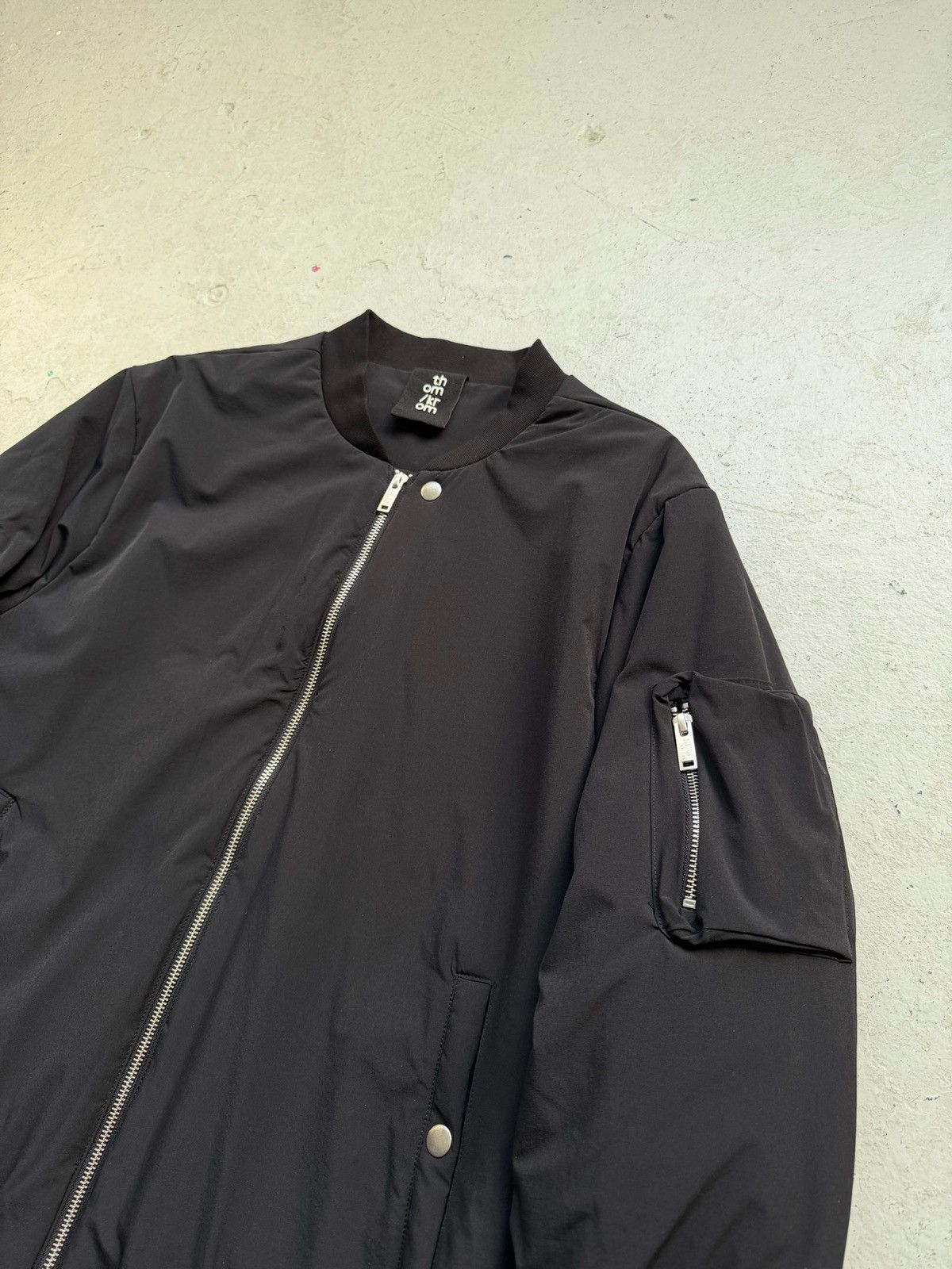 Thom Krom Thom Krom Black Nylon Bomber Down Jacket Size US L / EU 52-54 / 3 - 2 Thumbnail
