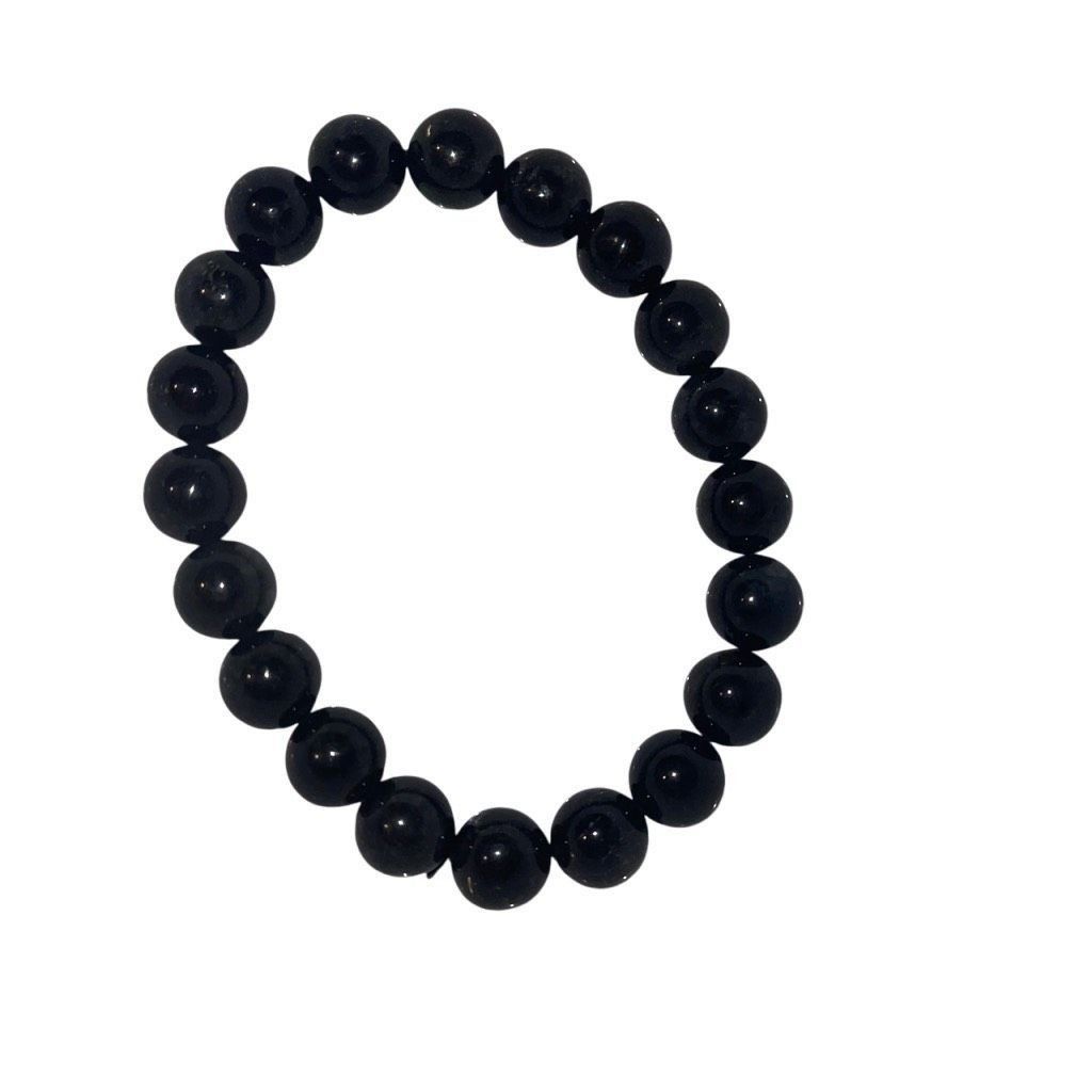 Other Black tourmaline in quartz 8mm stretch bracelet Crystal 7 inches ONE NEW Size ONE SIZE - 5 Thumbnail