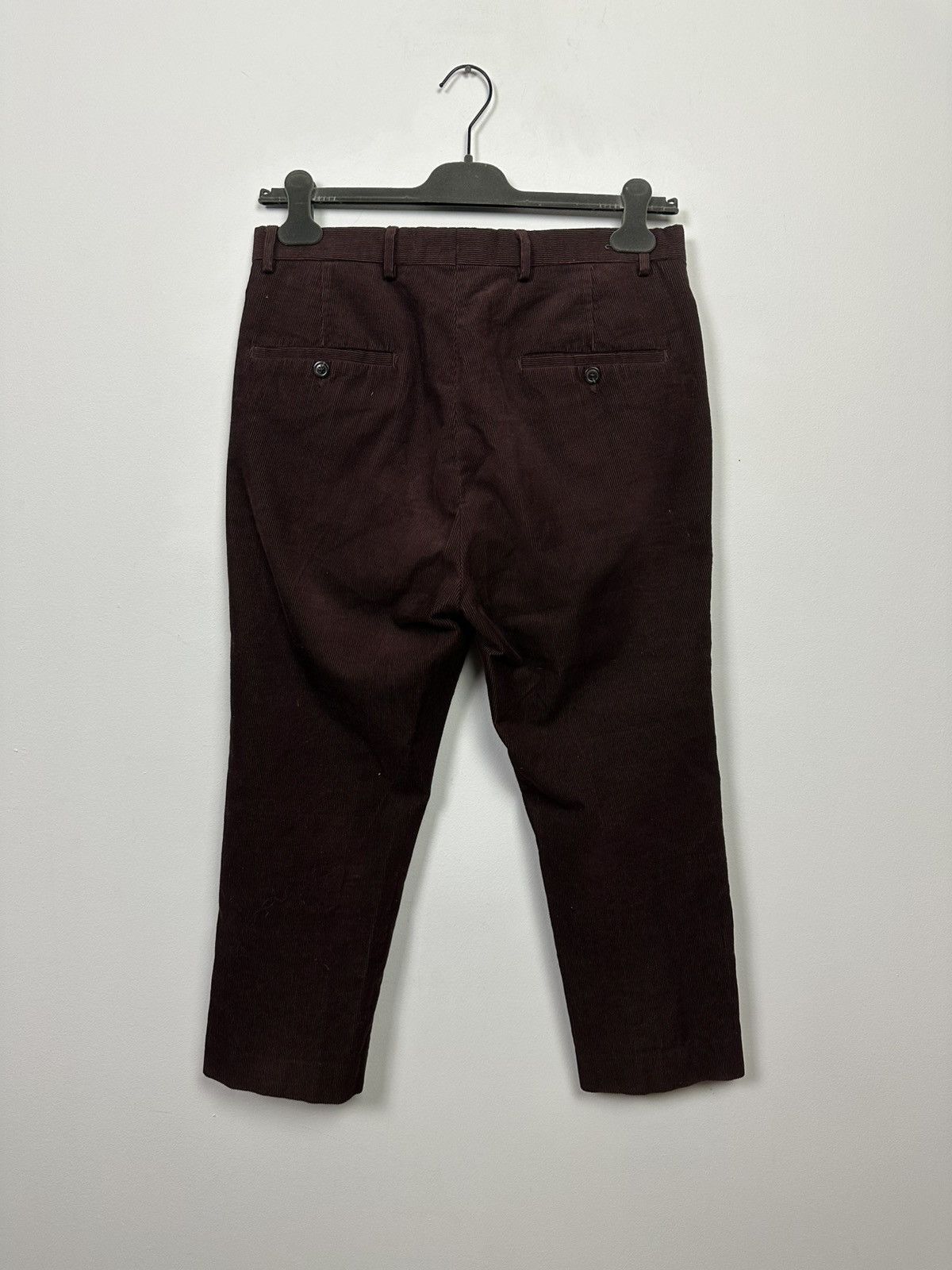 Rick Owens FW20 ‘PERFORMA’ Corduroy Cropped Trousers Size US 30 / EU 46 - 5 Thumbnail