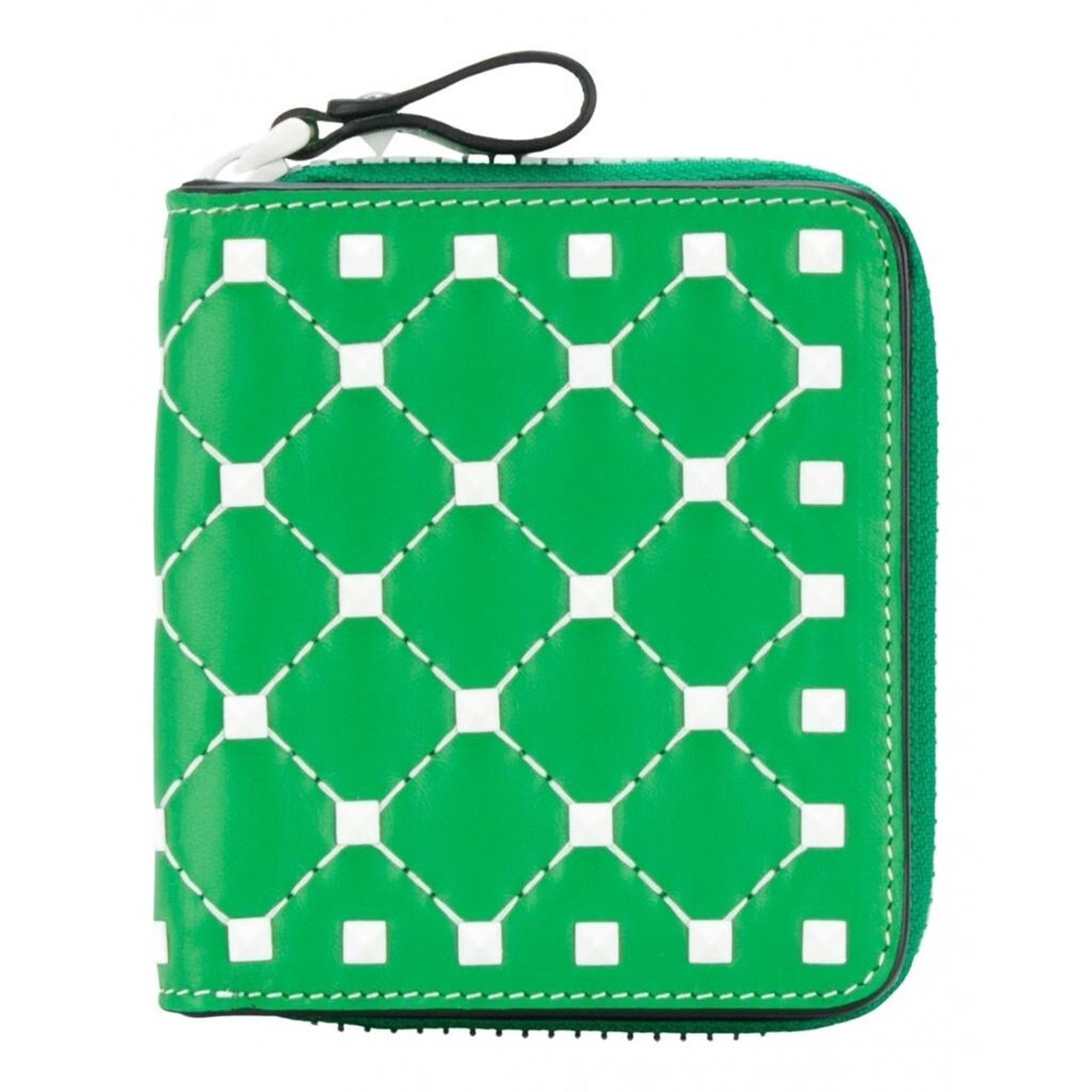 Valentino Valentino Spike Leather Small Zip French Compact Wallet Size ONE SIZE - 1 Thumbnail
