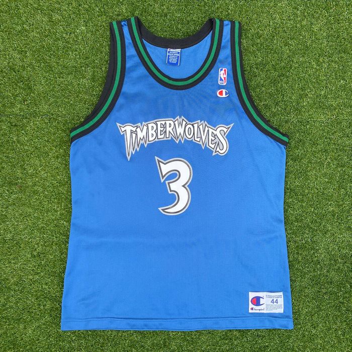 Vintage Champion 1990s Minnesota Timberwolves Stephon Marbury Jersey ...