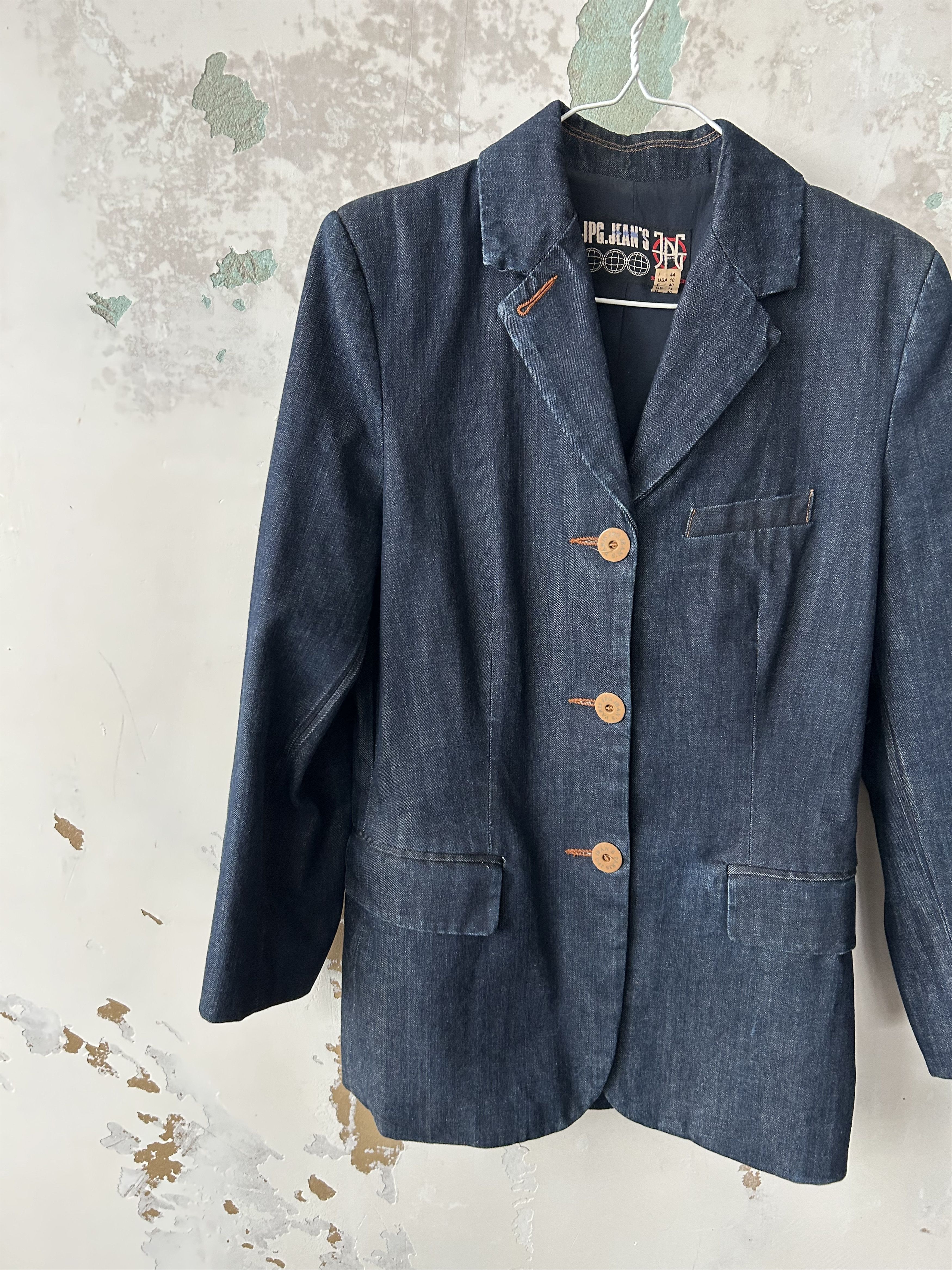 Jean Paul Gaultier Vintage Jean Paul Gaultier JPG Jeans Denim Blazer Size US10 Size M / US 6-8 / IT 42-44 - 3 Thumbnail