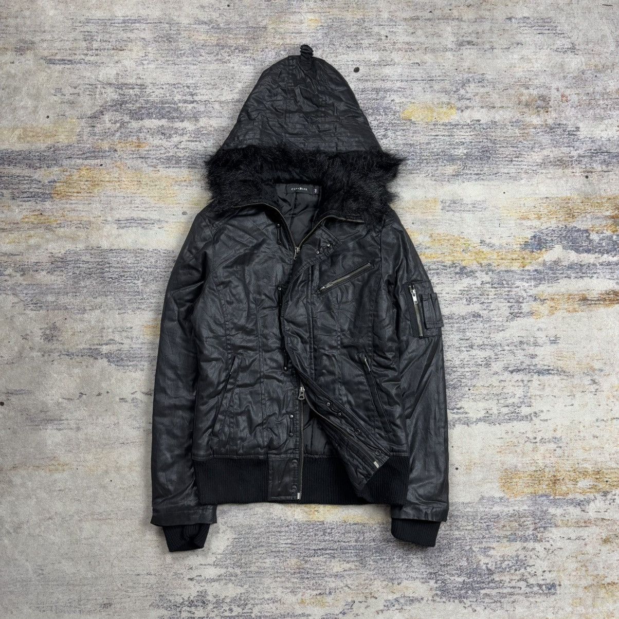 If Six Was Nine Civarize trim fur hoodie waxed bomber jacket Size US XS / EU 42 / 0 - 2 Thumbnail