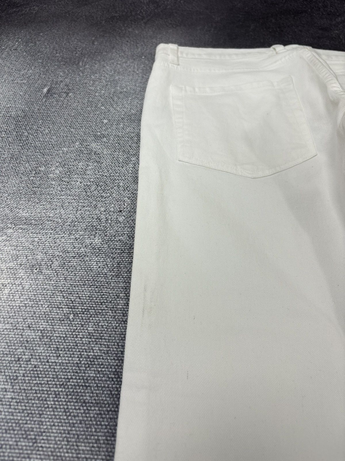Iceberg Vintage Iceberg Men’s White Italian Denim Straight Fit Jeans Size US 31 - 17 Thumbnail