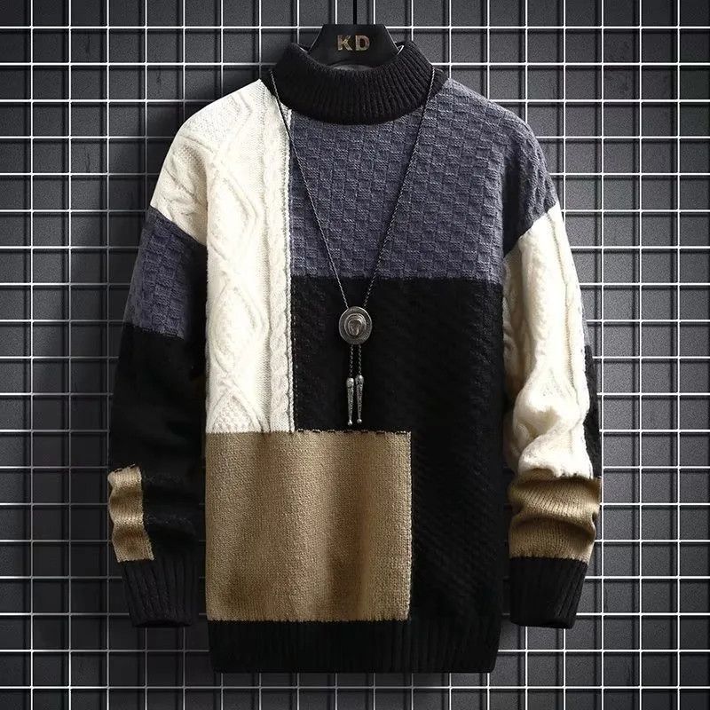 Japanese Brand × Other Color Matching Long Sleeve Sweater Size US M / EU 48-50 / 2 - 2 Thumbnail