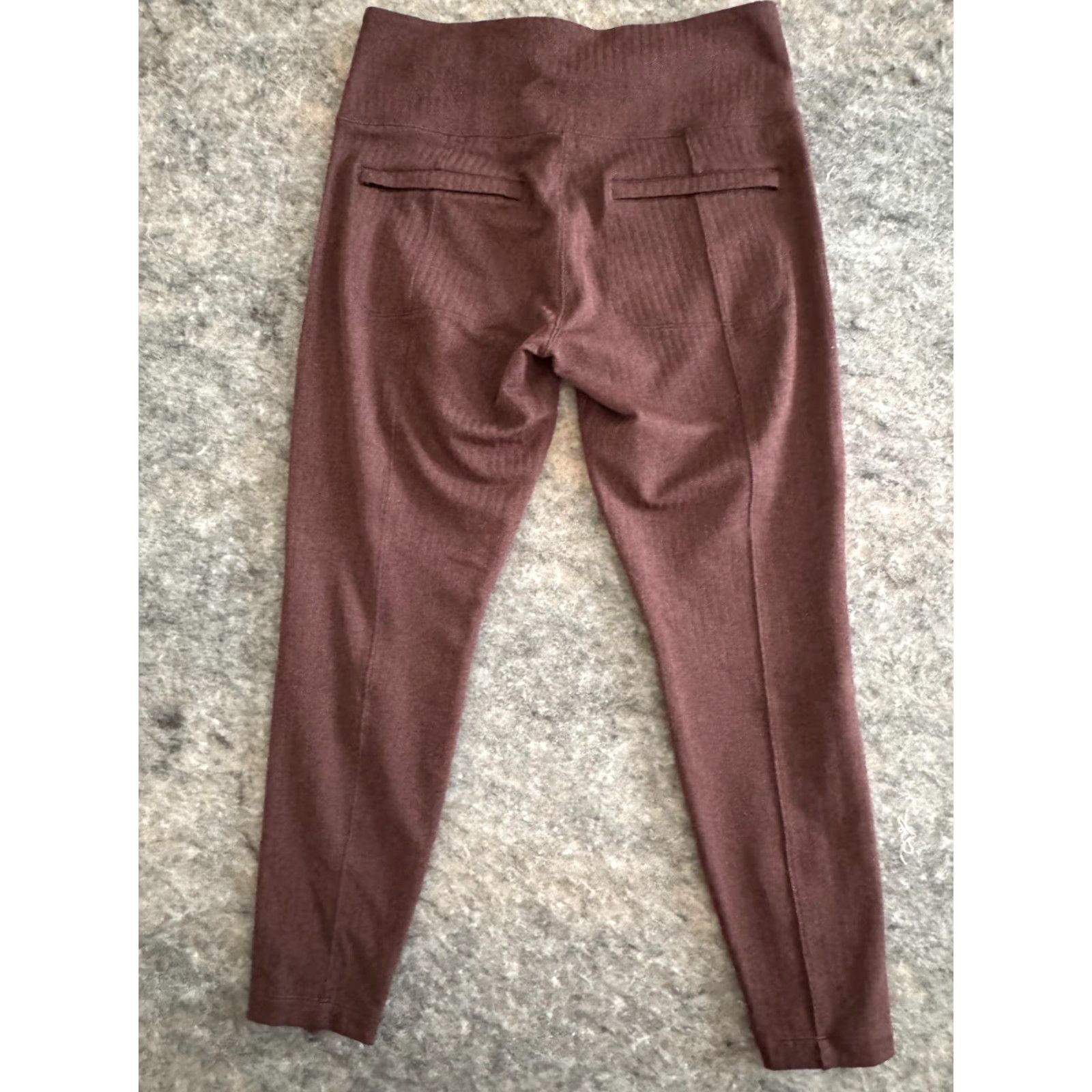 Athleta Athleta Leggings Herringbone Red L Womens Athletic Activewear Running Yoga Gym Tight Pull On Size 36" / US 14 / IT 50 - 2 Thumbnail