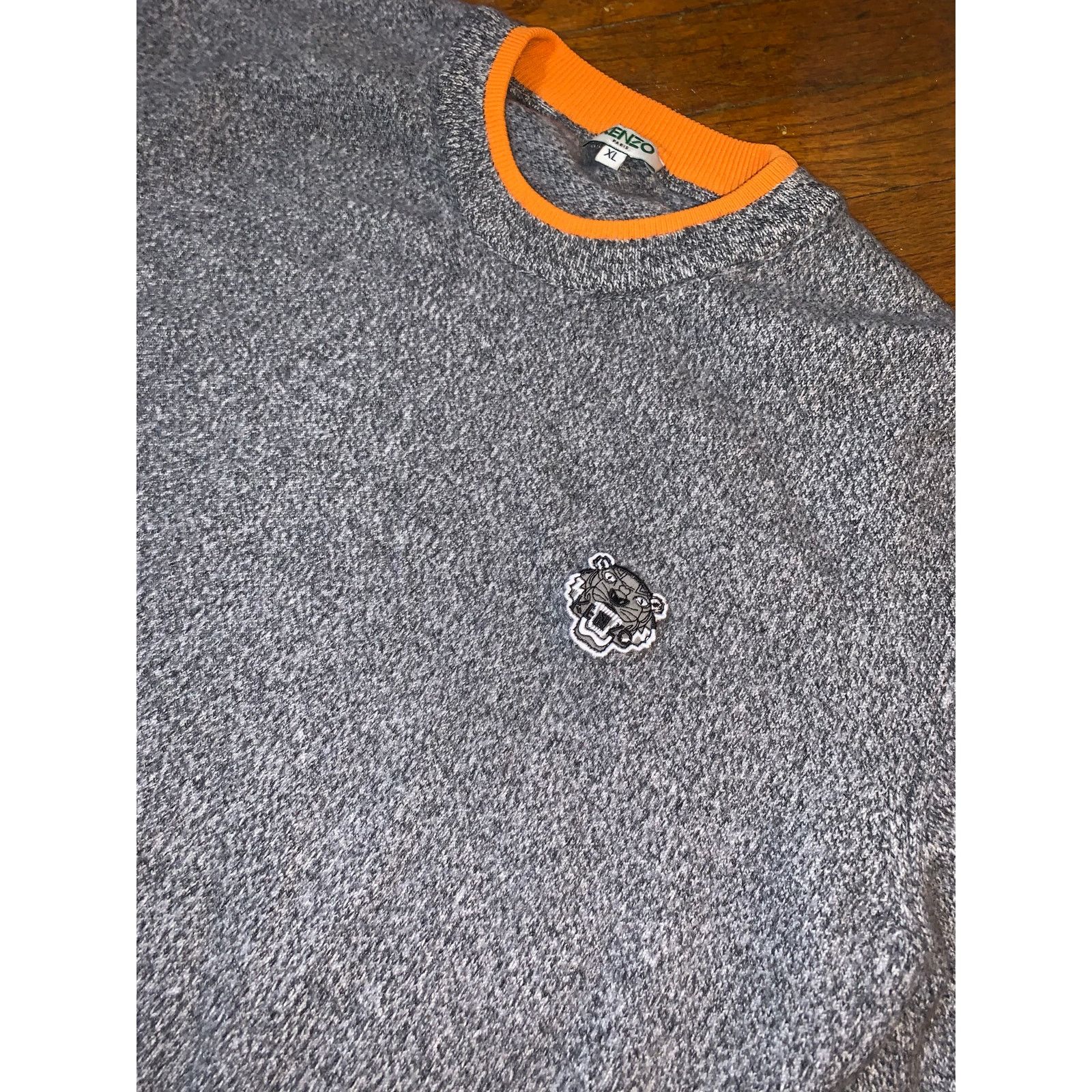Kenzo Kenzo Tiger Sweatshirt Grey Orange Women XL Size XL / US 12-14 / IT 48-50 - 10 Thumbnail