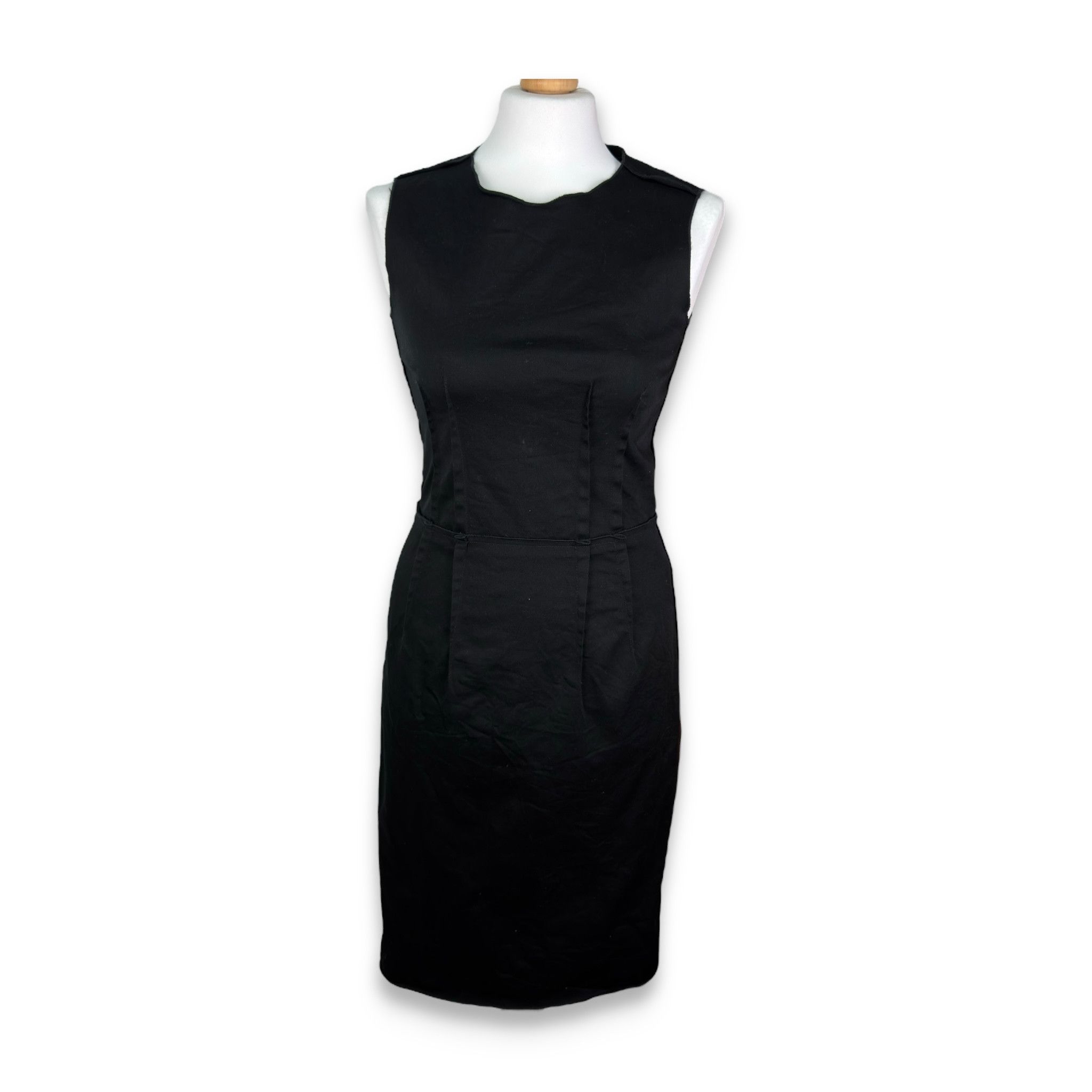 Dolce & Gabbana Dolce & Gabbana Women's Black Cotton Knee Length Midi Dress Size M / US 6-8 / IT 42-44 - 1 Thumbnail