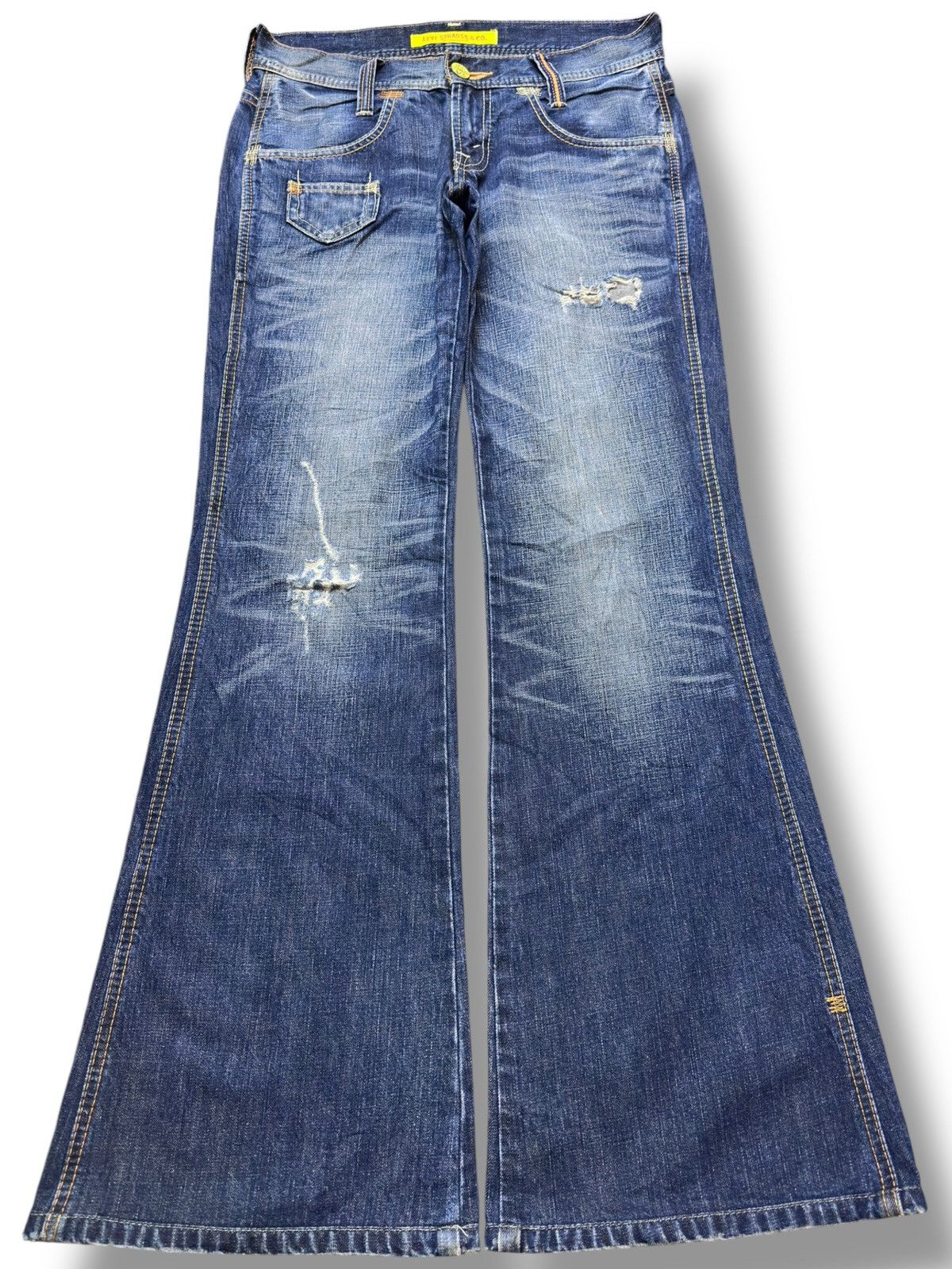 Levi's Vintage Clothing Vintage Levi’s Flare Bootcut Grunge Distressed Denim Size US 30 / EU 46 - 1 Thumbnail