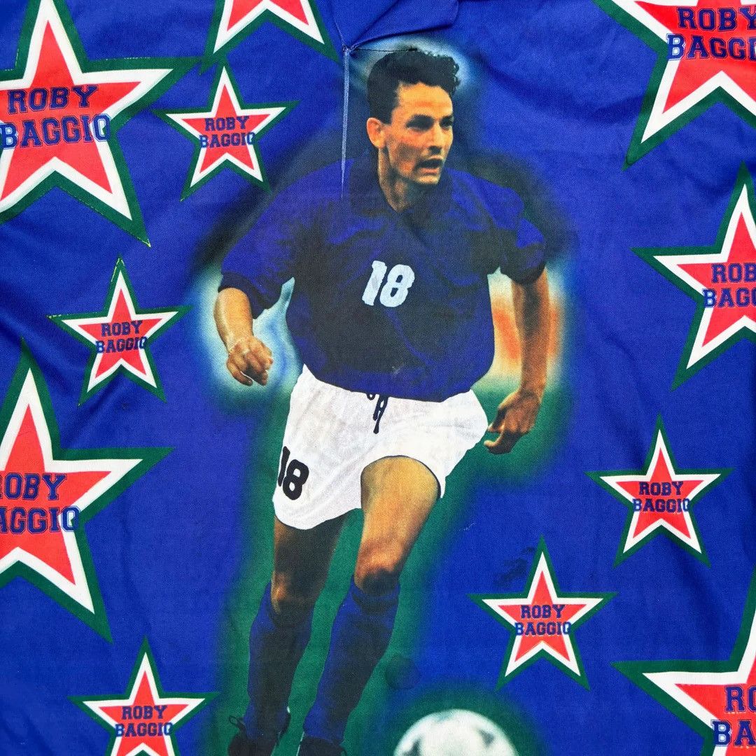 Vintage Roberto Baggio 1990 90s Vintage Soccer Italy Football Jersey Size US L / EU 52-54 / 3 - 3 Thumbnail