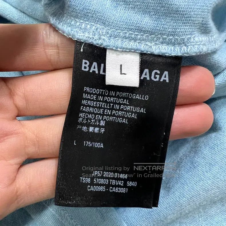 Balenciaga Balenciaga Short Sleeve T-Shirt Size L Size US L / EU 52-54 / 3 - 3 Thumbnail