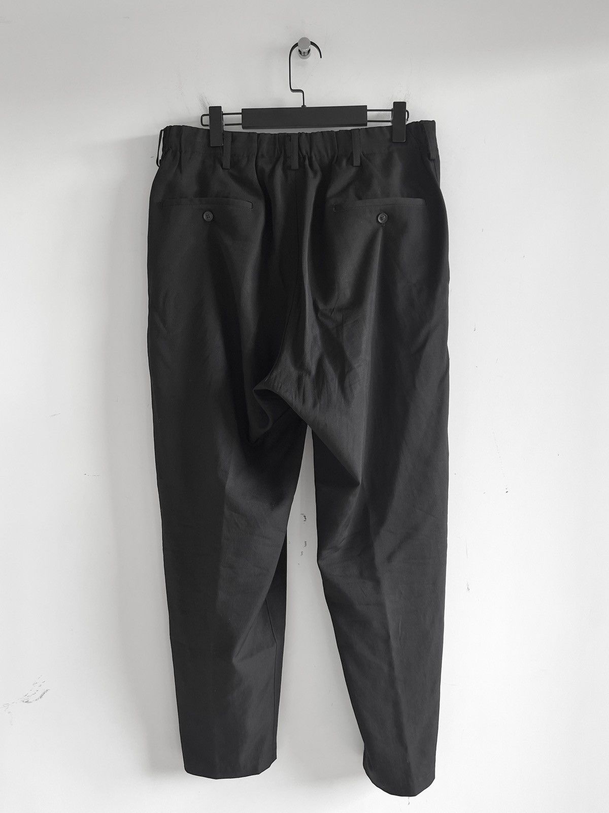 Yohji Yamamoto Yohji Yamamoto Pour Homme 24aw Wool Gabardine W Stitch Pants Size US 32 / EU 48 - 2 Thumbnail