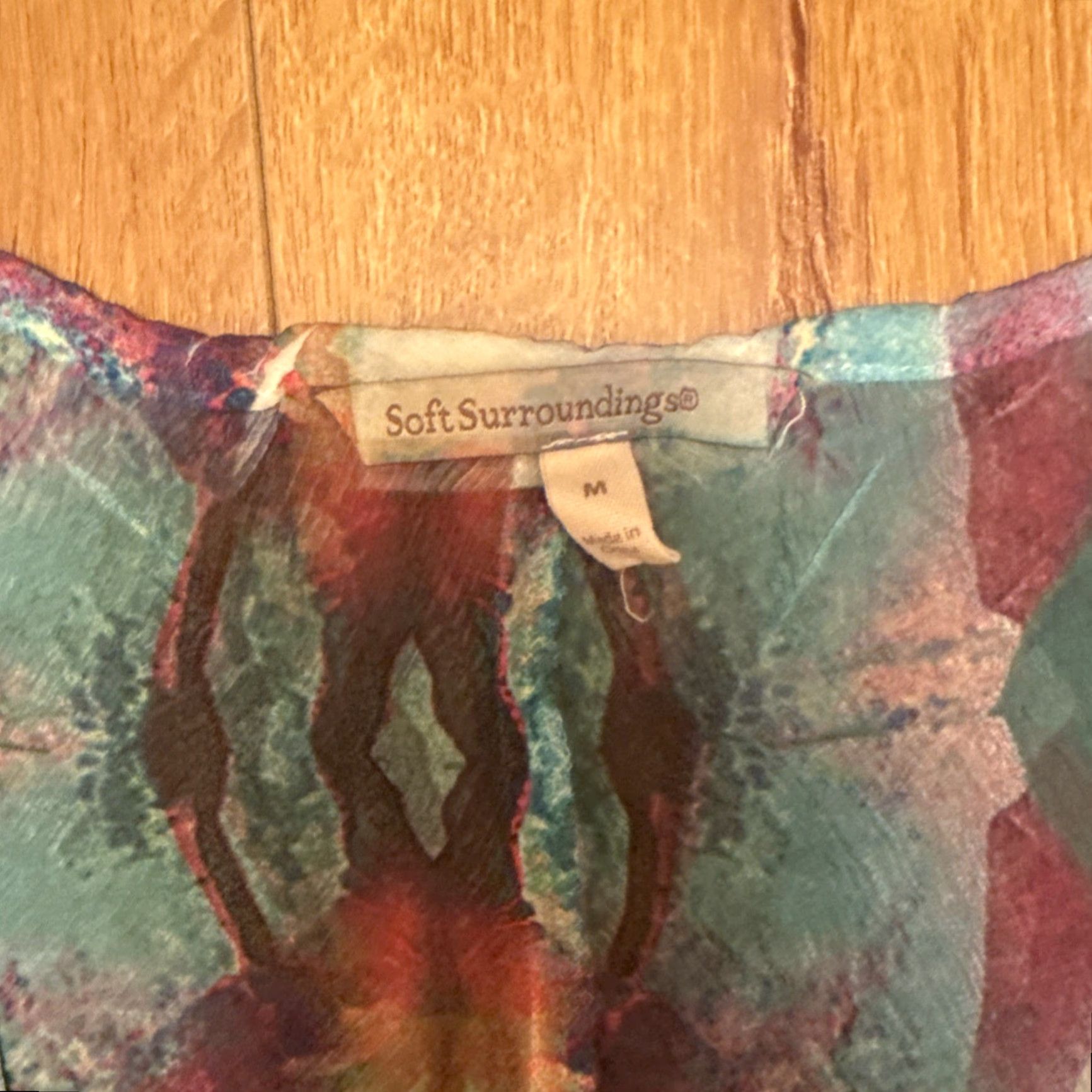 Soft Surroundings Soft Surroundings Tunic M Women Tank Sheer Floral Multicolor Hi Lo Asymmetrical Waterflower Flowing 90s? Size M / US 6-8 / IT 42-44 - 7 Thumbnail
