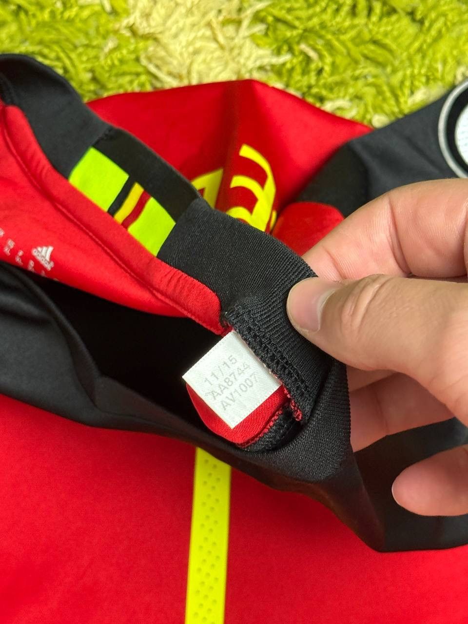 Adidas Adidas Belgium Home Socker Jersey De Bruyne 2018 Size US L / EU 52-54 / 3 - 8 Thumbnail