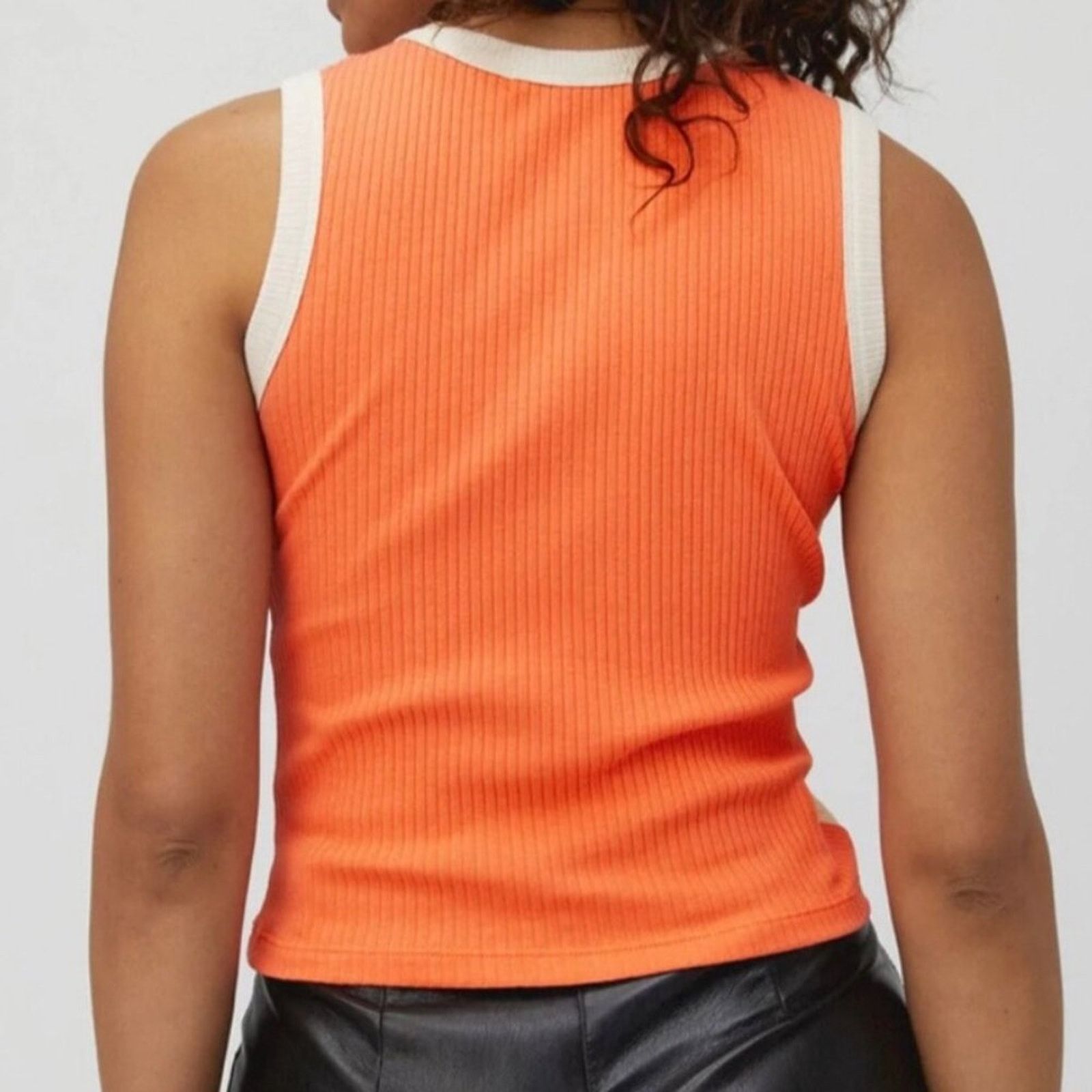 Daydreamer Daydreamer Women’s Backstage Ribbed Ruched New Tank XL Size XL / US 12-14 / IT 48-50 - 2 Thumbnail