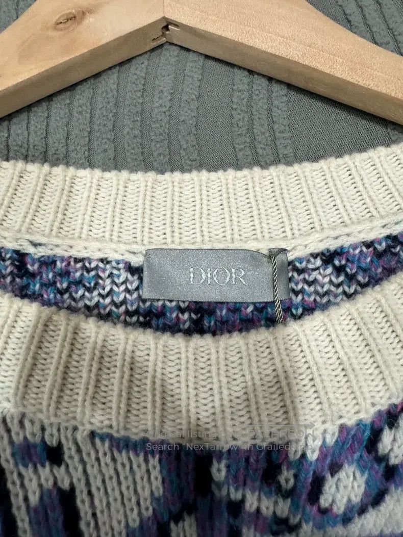 Dior Dior Old-fashioned sweater Size US XL / EU 56 / 4 - 3 Thumbnail