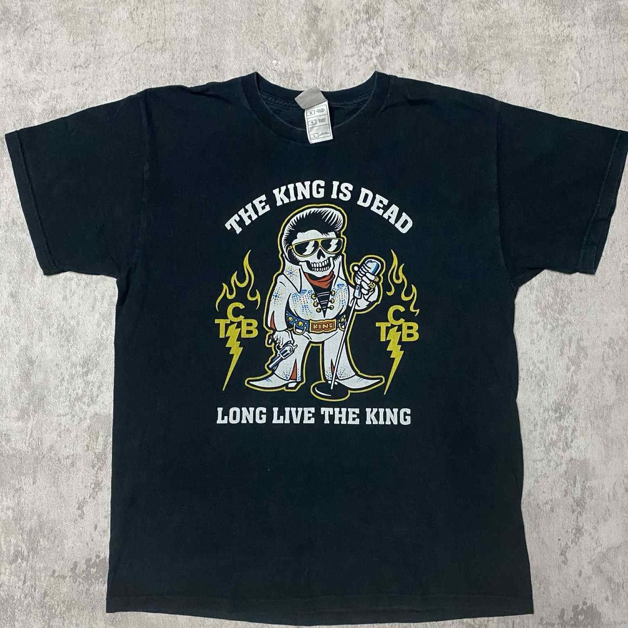 Other Black Elvis Presley graphic tee #rocknroll Size US L / EU 52-54 / 3 - 1 Thumbnail