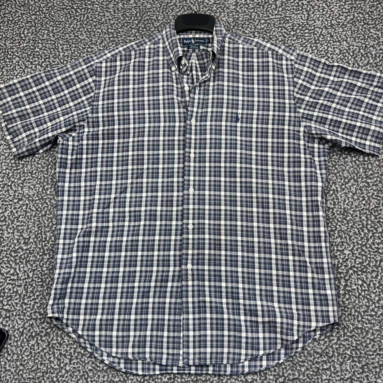 Ralph Lauren Vintage Ralph Lauren Blake Button Down Plaid ShortSleeve L Size US L / EU 52-54 / 3 - 1 Thumbnail