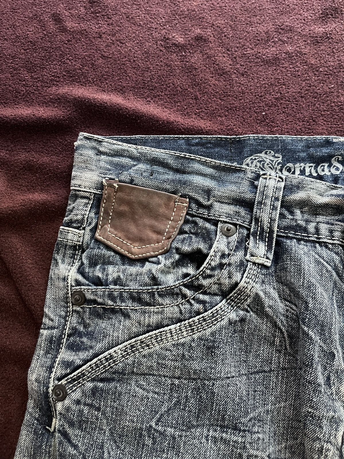 Tornado Mart 2000s TORNADO MART TRIBALL JEANS Size US 32 / EU 48 - 5 Thumbnail