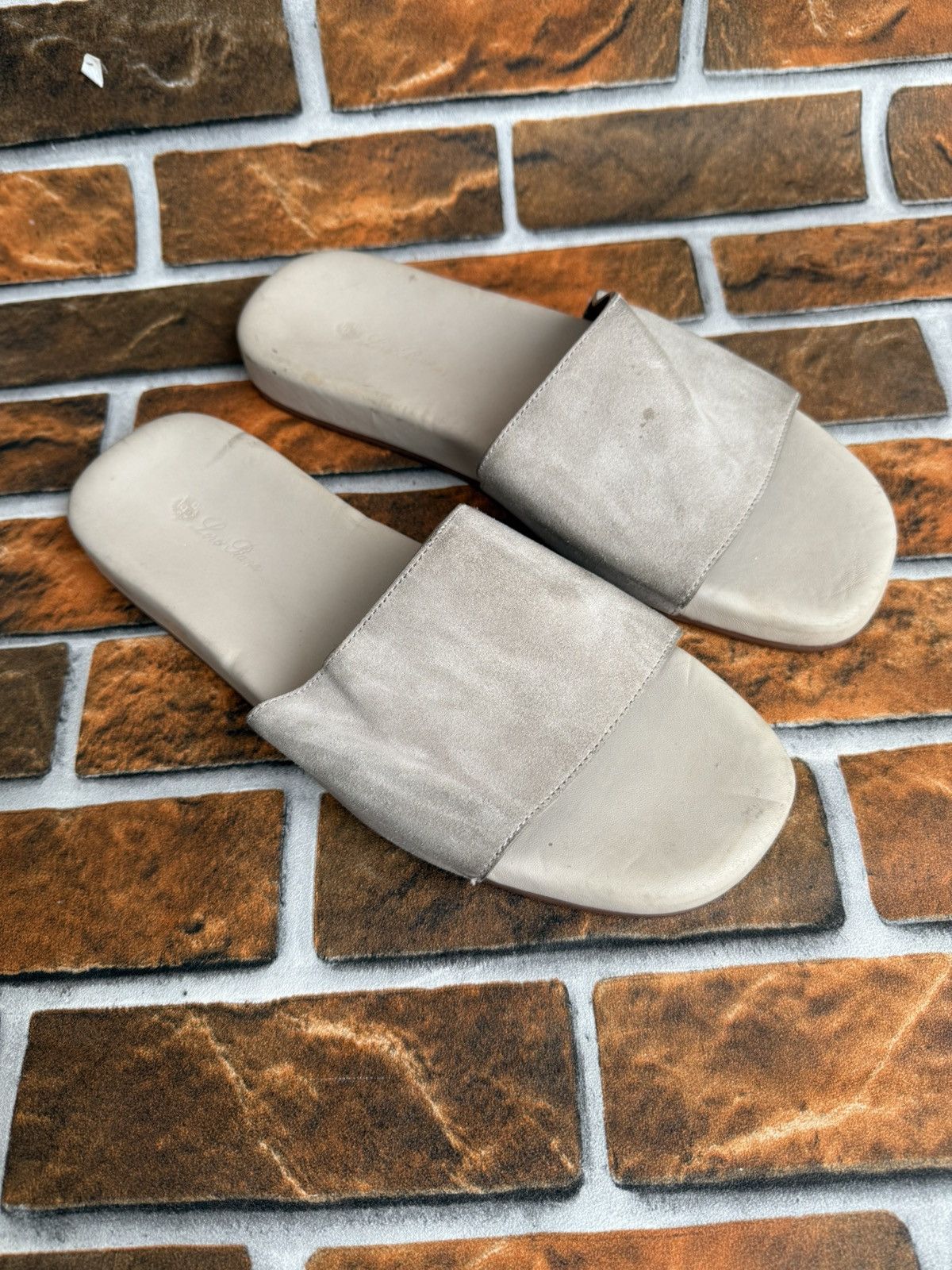 Loro Piana Suede Lp Sandals Size US 10 / EU 43 - 1 Thumbnail