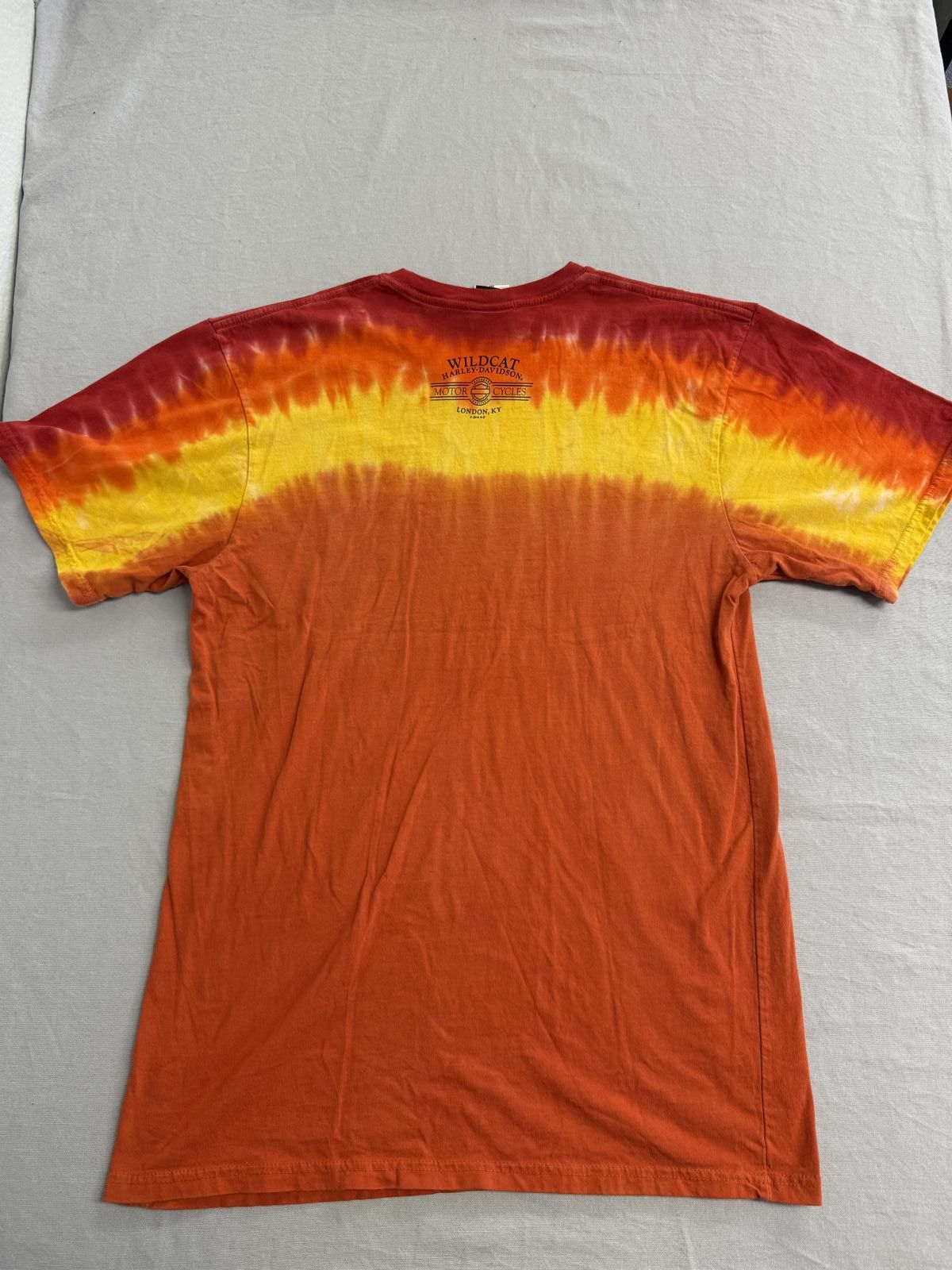 Harley Davidson Harley-Davidson Fire Tie-Dye T-shirt Harley Tee Kentucky - M Size US M / EU 48-50 / 2 - 2 Thumbnail