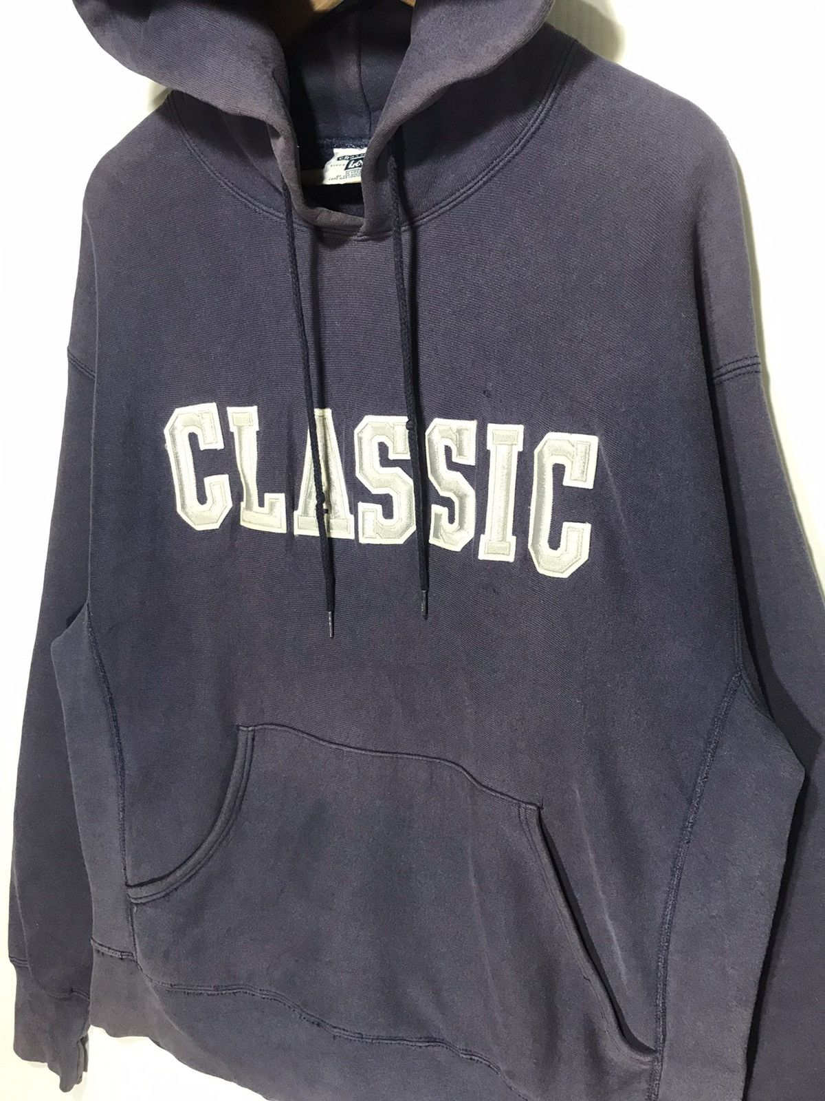 Lee × Vintage Vintage Classic Logo Lee Tag Hoodies Size US XL / EU 56 / 4 - 2 Thumbnail