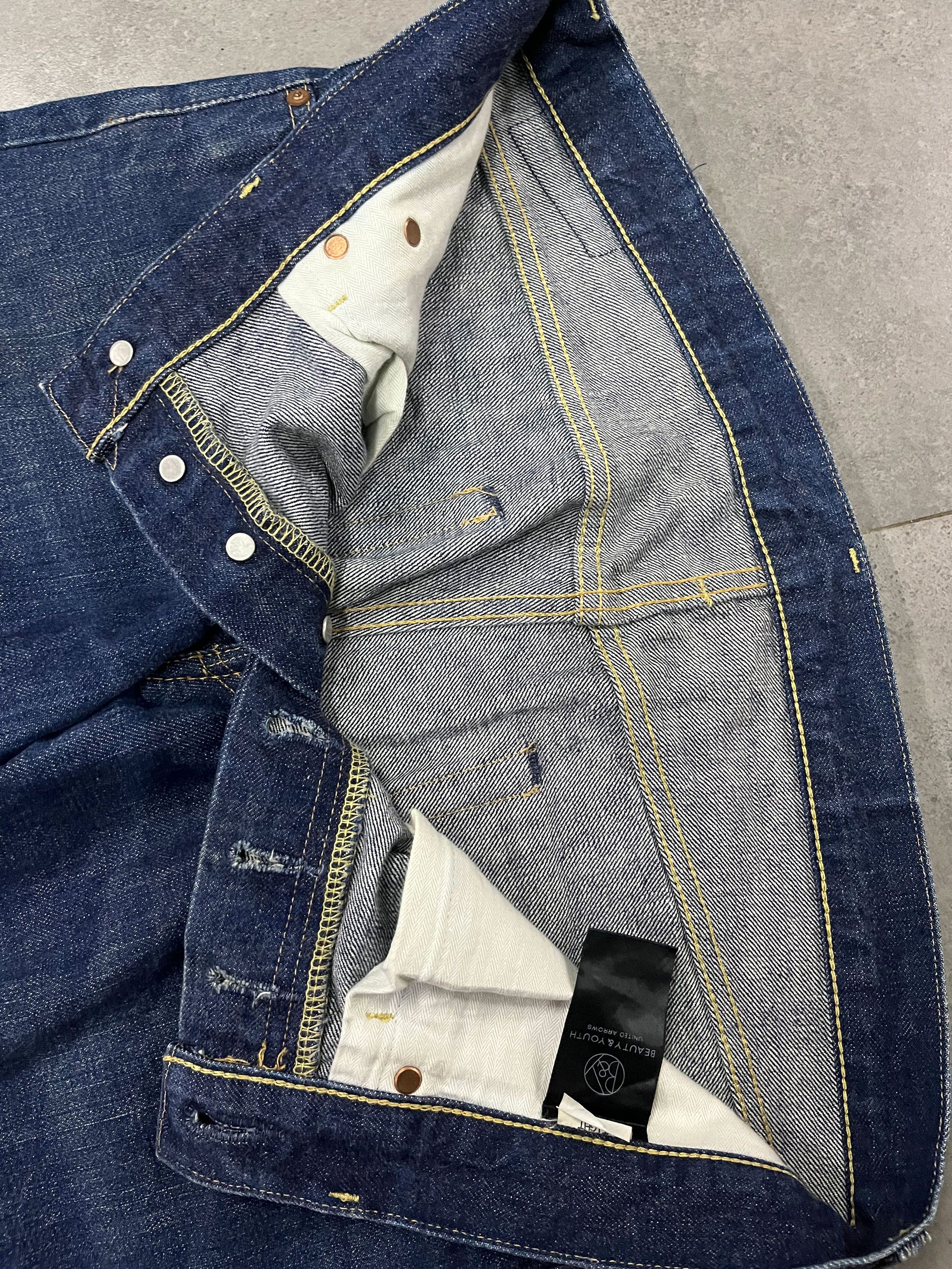 Designer × Japanese Brand × United Arrows Beauty & Youth United Arrows Tight Selvedge Jeans Size US 36 / EU 52 - 5 Thumbnail