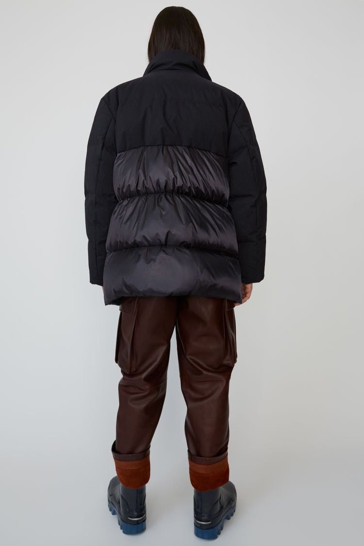 Acne Studios Acne Studios Contrast-panel Padded Coat Black Size US M / EU 48-50 / 2 - 5 Thumbnail