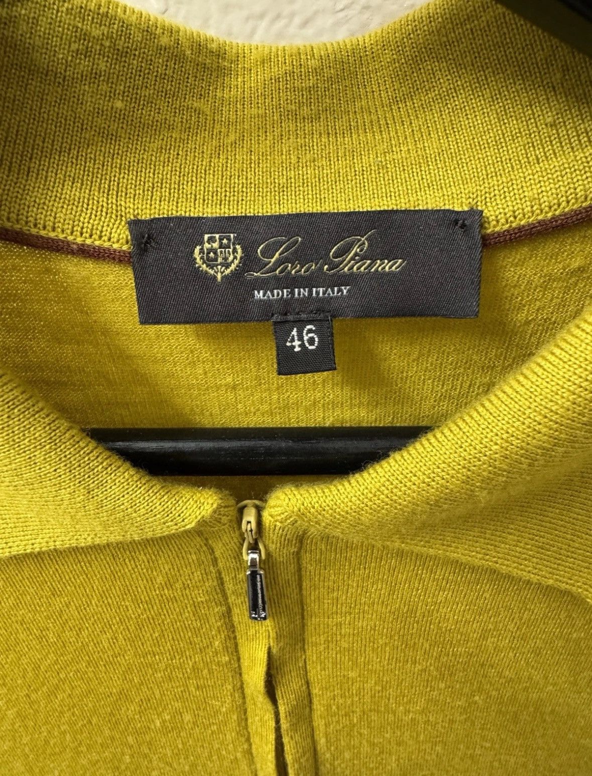 Loro Piana loro piana mens polo yellow size 42 Size US XS / EU 42 / 0 - 2 Thumbnail