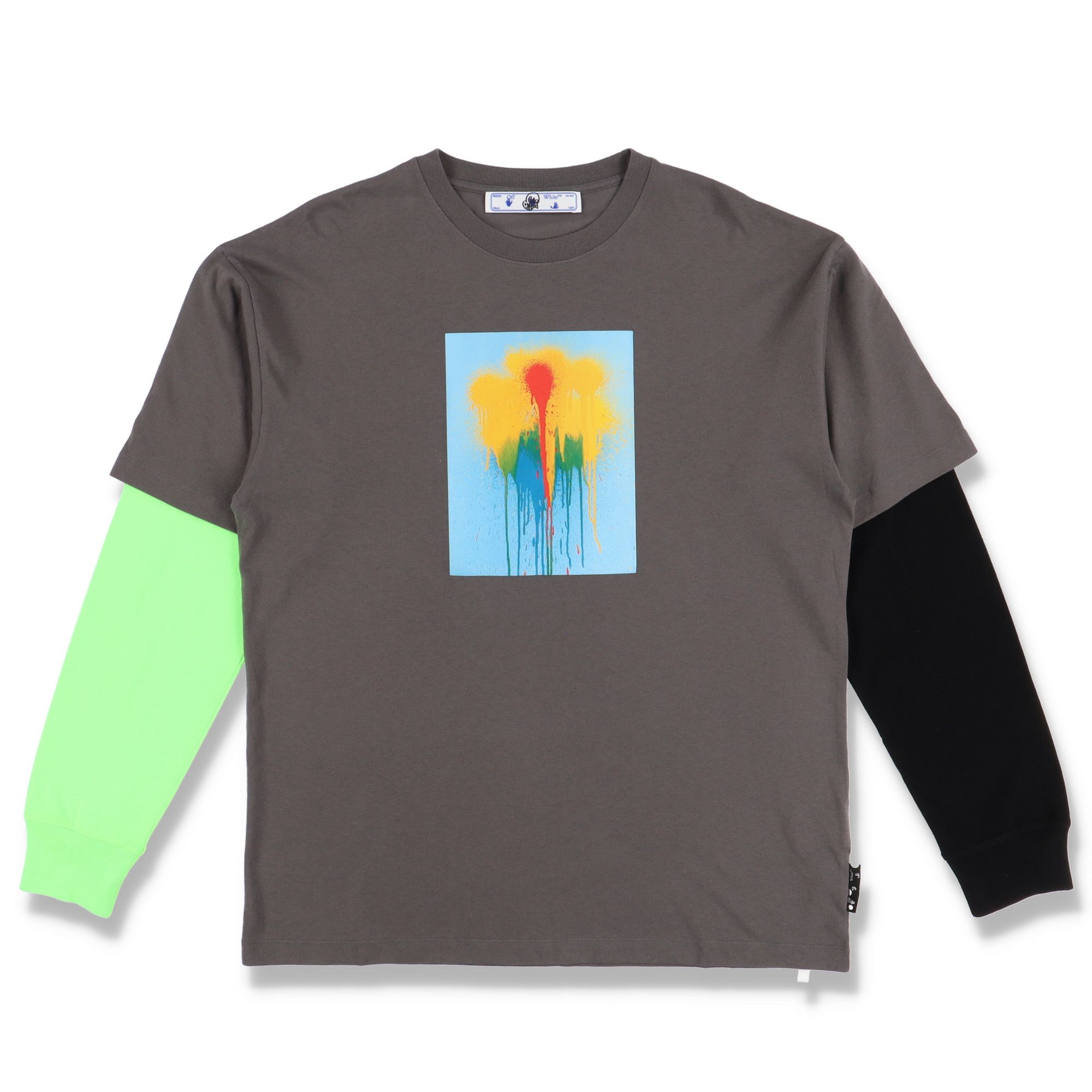 Off-White x Katsu Painting Double Layer Multicolour T-shirt Size US XS / EU 42 / 0 - 1 Thumbnail