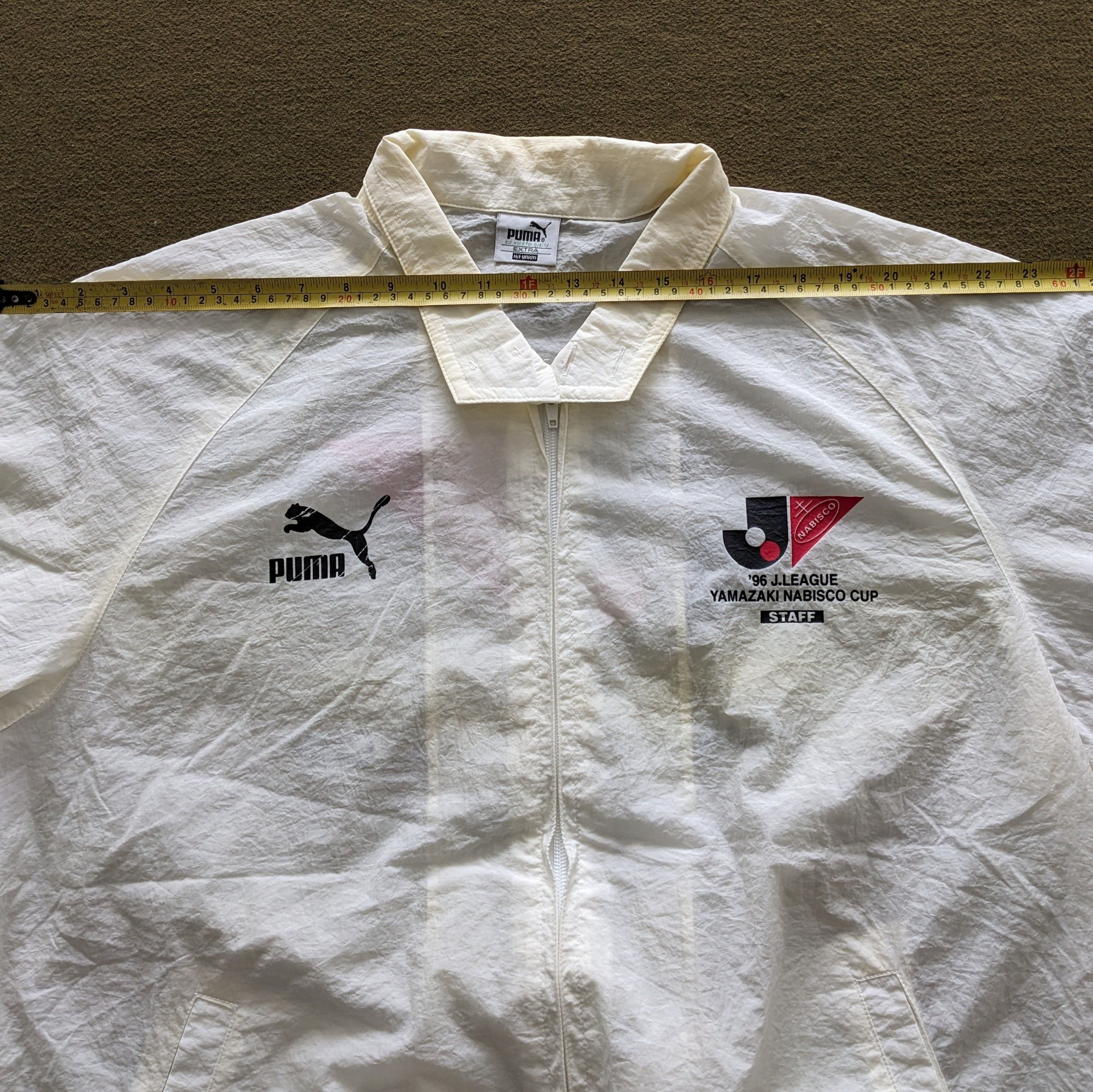 Puma Vintage 1996 J League YAMAZAKI NABISCO CUP Puma Jacket Size US L / EU 52-54 / 3 - 6 Thumbnail