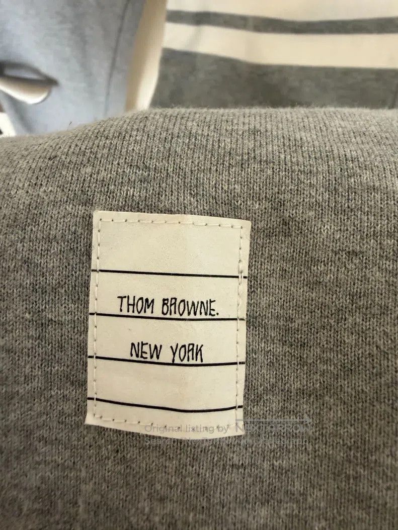 Thom Browne Thom Browne Sporty casual pants, gray four-stripe, pure co Size US 38 / EU 54 - 4 Thumbnail