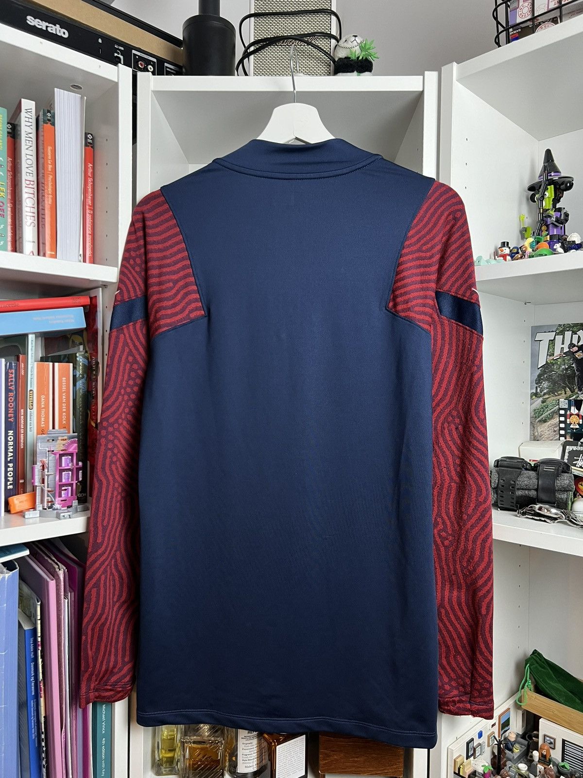 Nike NIke Paris Saint Germain PSG 1/4 zip longsleeve S football Size US S / EU 44-46 / 1 - 2 Thumbnail
