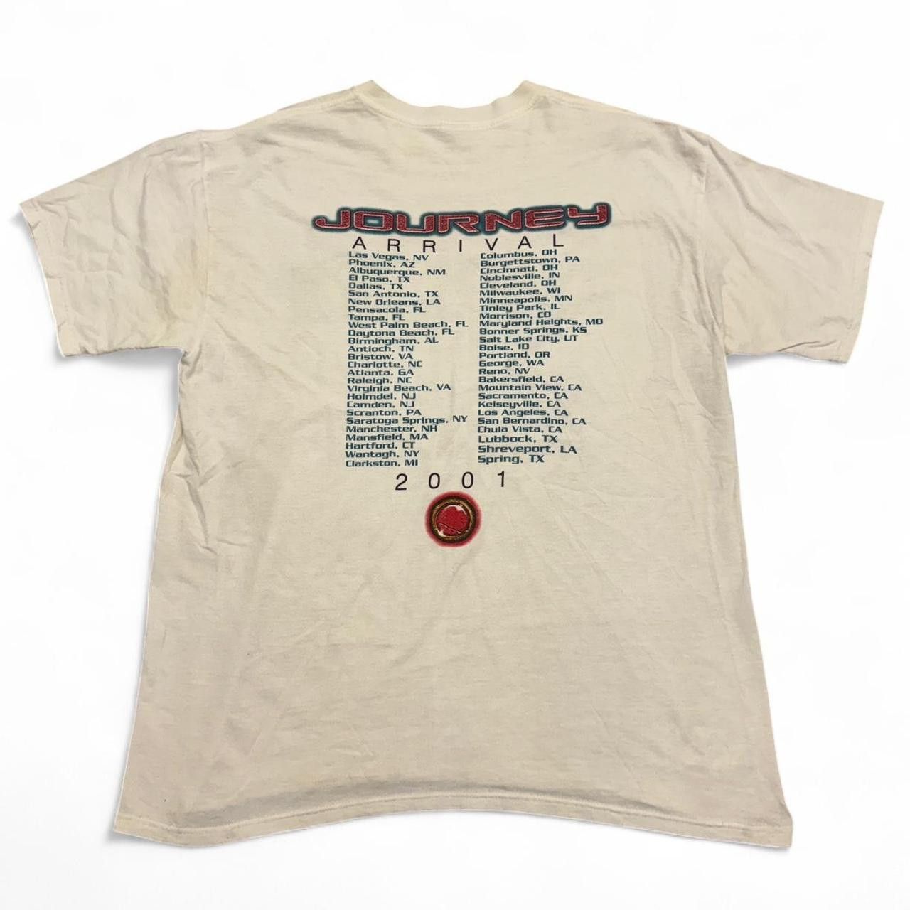 Anvil 2001 Journey Fan Club Band Tee Size US XL / EU 56 / 4 - 3 Thumbnail