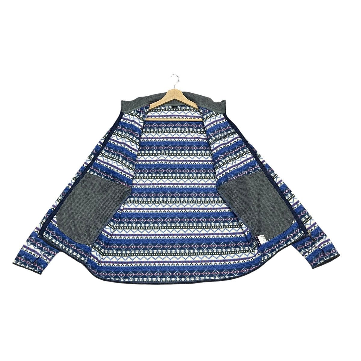 Montbell Vintage Mont-Bell Climaplus100 Print Fleece Sherpa Jacket Size US L / EU 52-54 / 3 - 21 Thumbnail