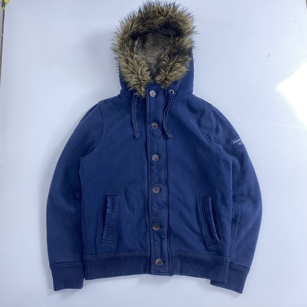 Abercrombie & Fitch Abercrombie & Fitch Sherpa Fur Zipp Hoodie Ifsixwasnine Size US L / EU 52-54 / 3 - 1 Thumbnail
