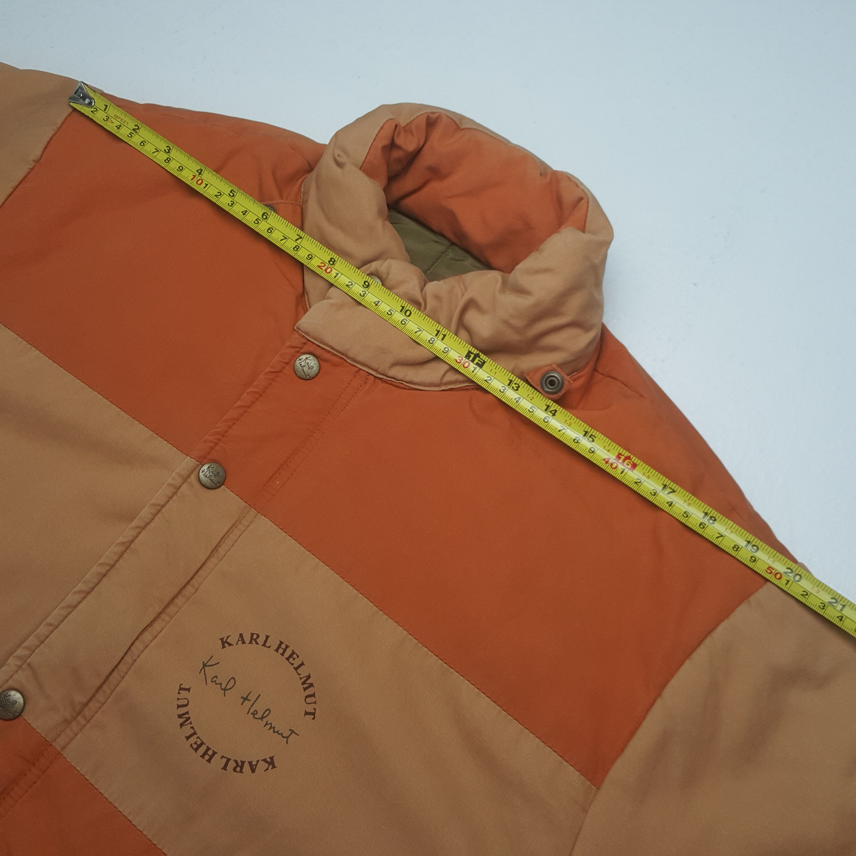 Karl Helmut Vintage Karl Helmut Striped Puffer Jacket Size US L / EU 52-54 / 3 - 6 Thumbnail