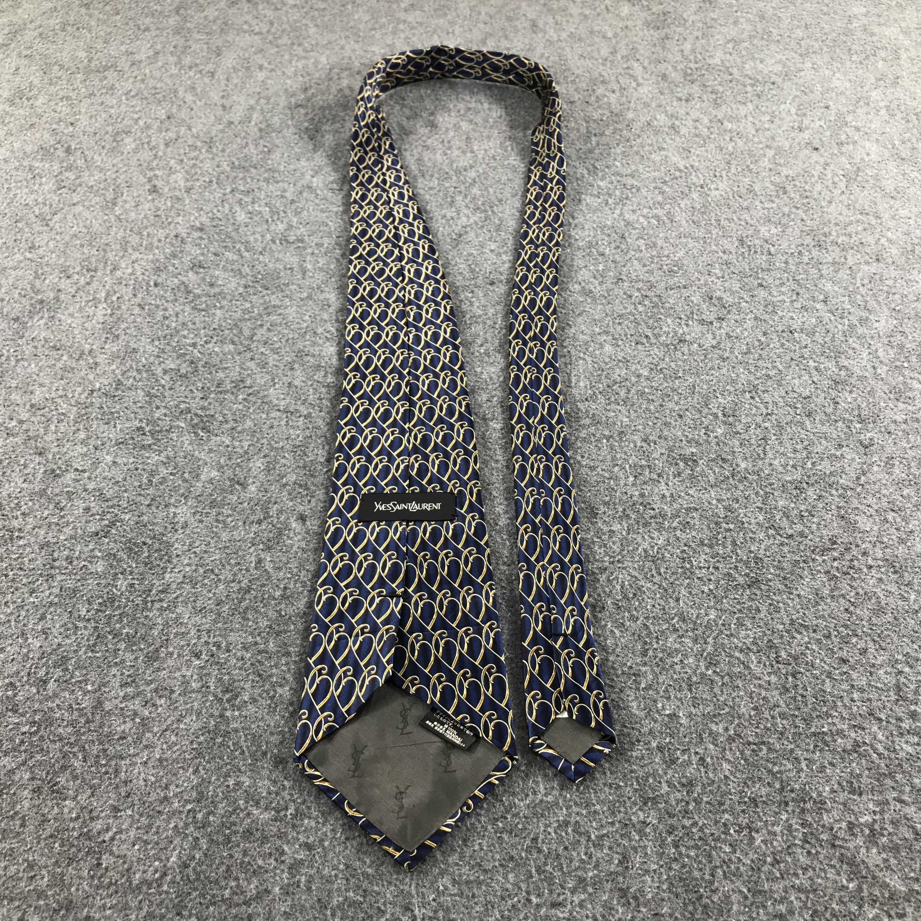 Vintage × Yves Saint Laurent Vintage Yves Saint Laurent Silk Neck Ties T32 Size ONE SIZE - 2 Thumbnail
