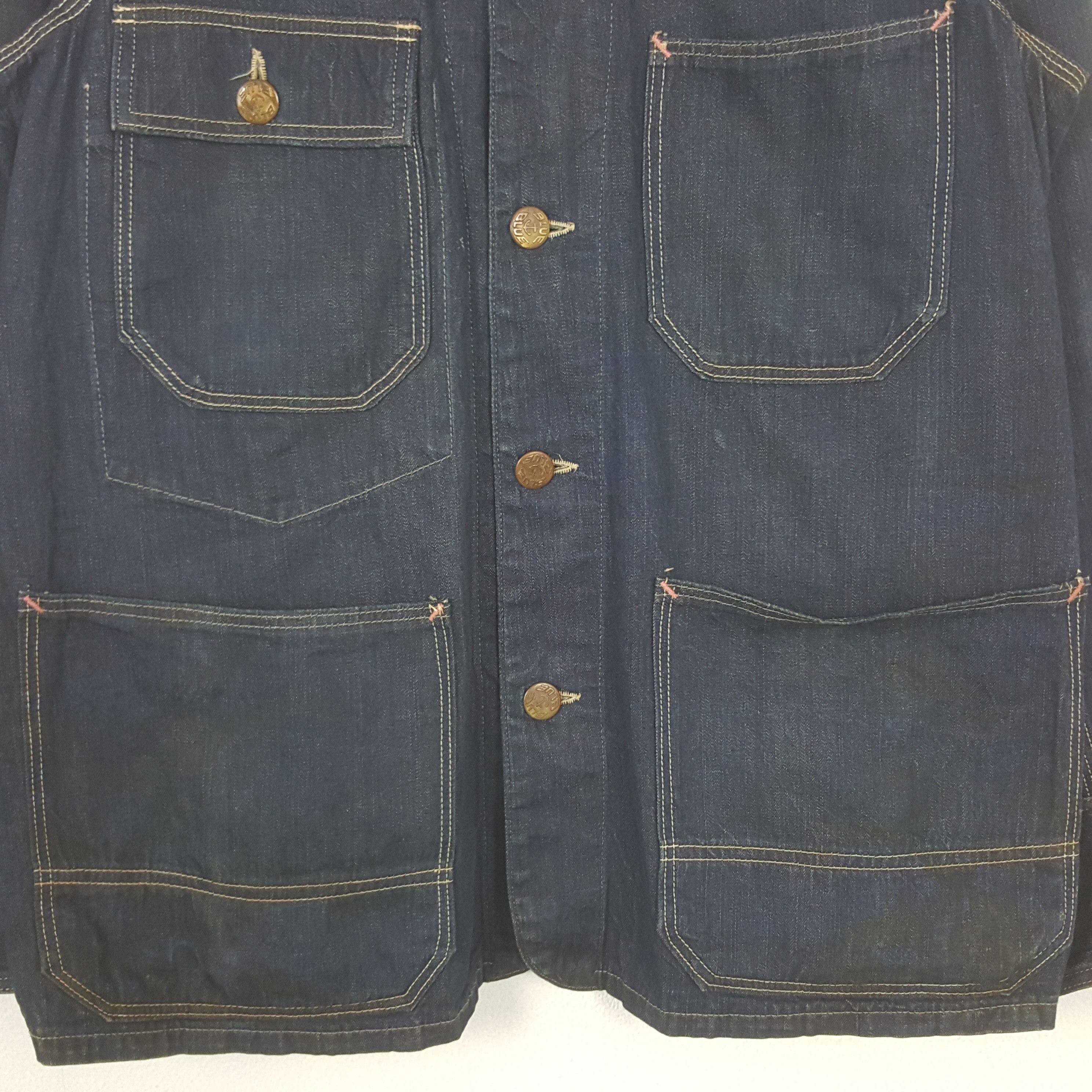 Blue Blue Japan Vintage Blue Blue Japan Denim Jacket 34 Size US S / EU 44-46 / 1 - 2 Thumbnail