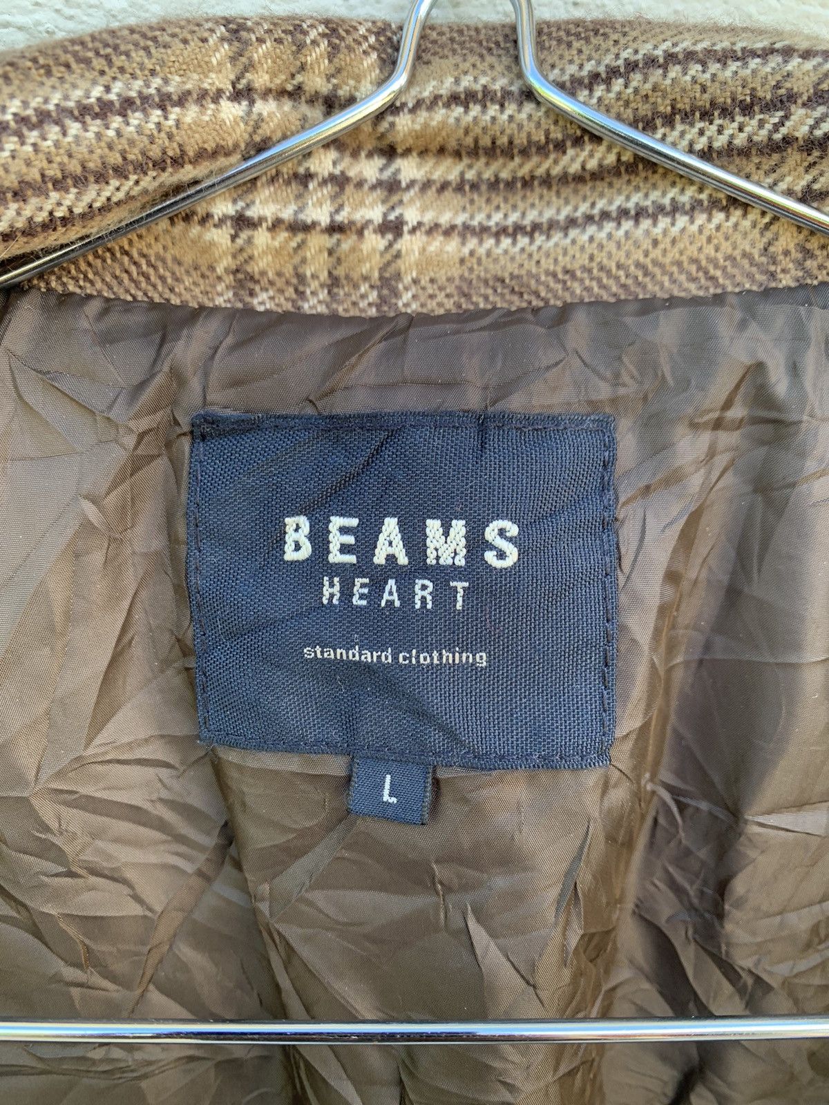 Beams Plus Steals Beams Heart Checkered Style Zipper Jacket Size US L / EU 52-54 / 3 - 5 Thumbnail