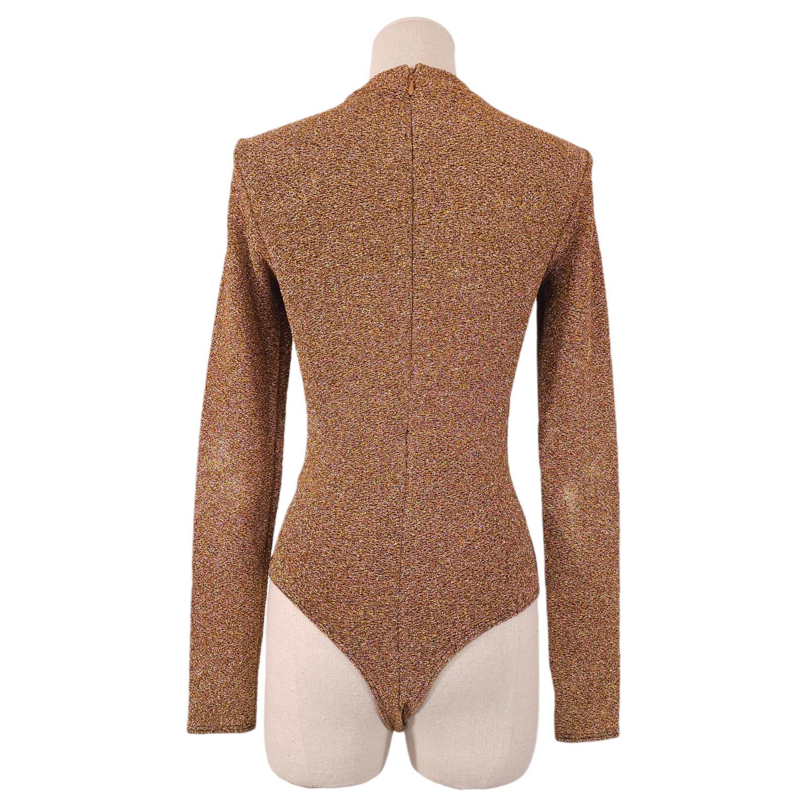 Show Me Your MuMu Show Me Your Mumu Party Time Bodysuit Gold Sz Small Size S / US 4 / IT 40 - 3 Thumbnail